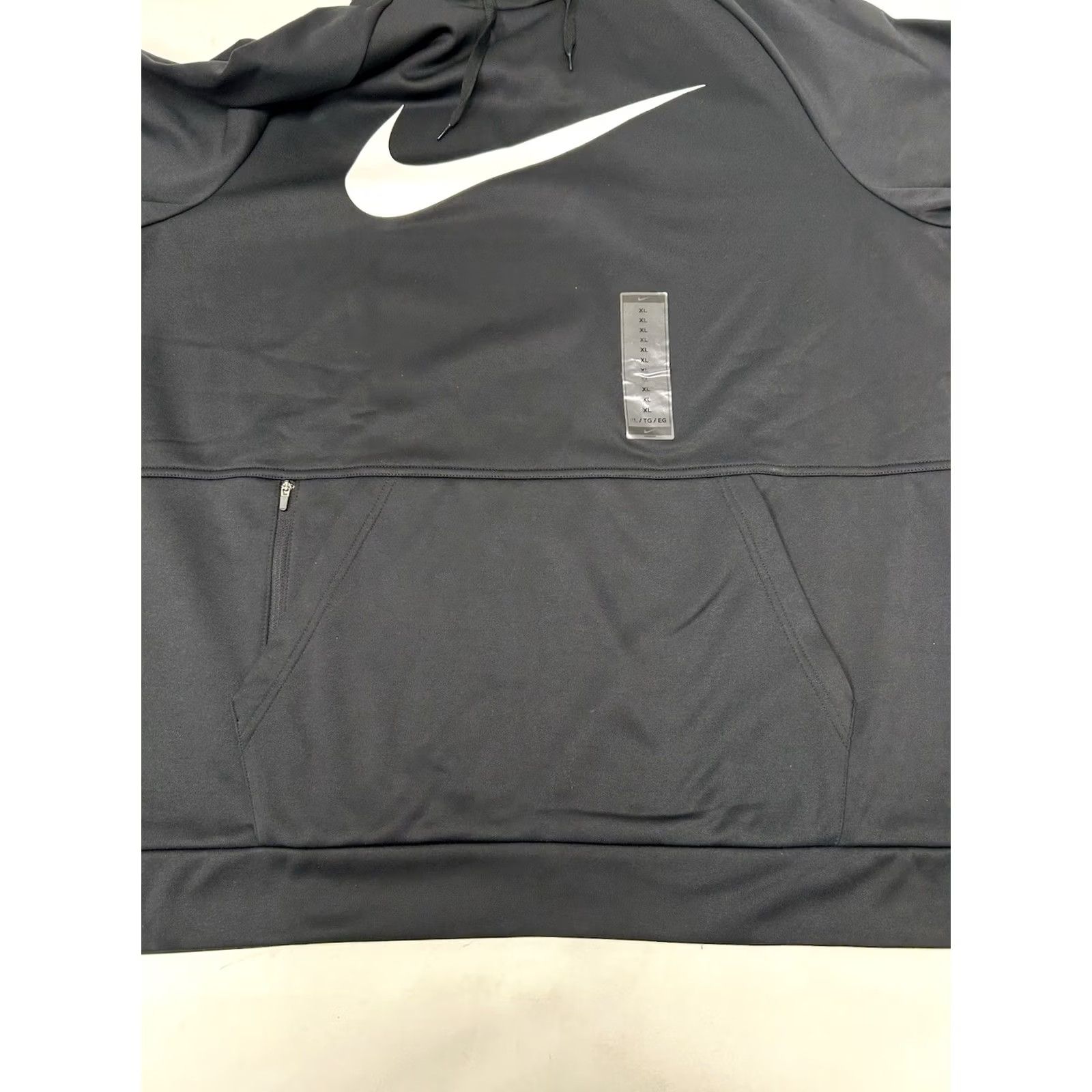 Nike Nike Therma Fit Swoosh Pullover Zip Pocket Black Hoodie CU6238-010 Mens XLARGE Size US XL / EU 56 / 4 - 5 Thumbnail