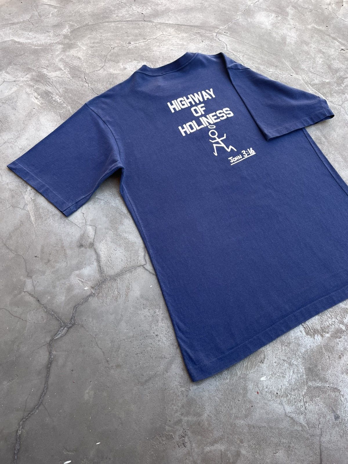 Vintage 1990s Single Stitched T-Shirt: Making Tracks for God Size US L / EU 52-54 / 3 - 4 Thumbnail