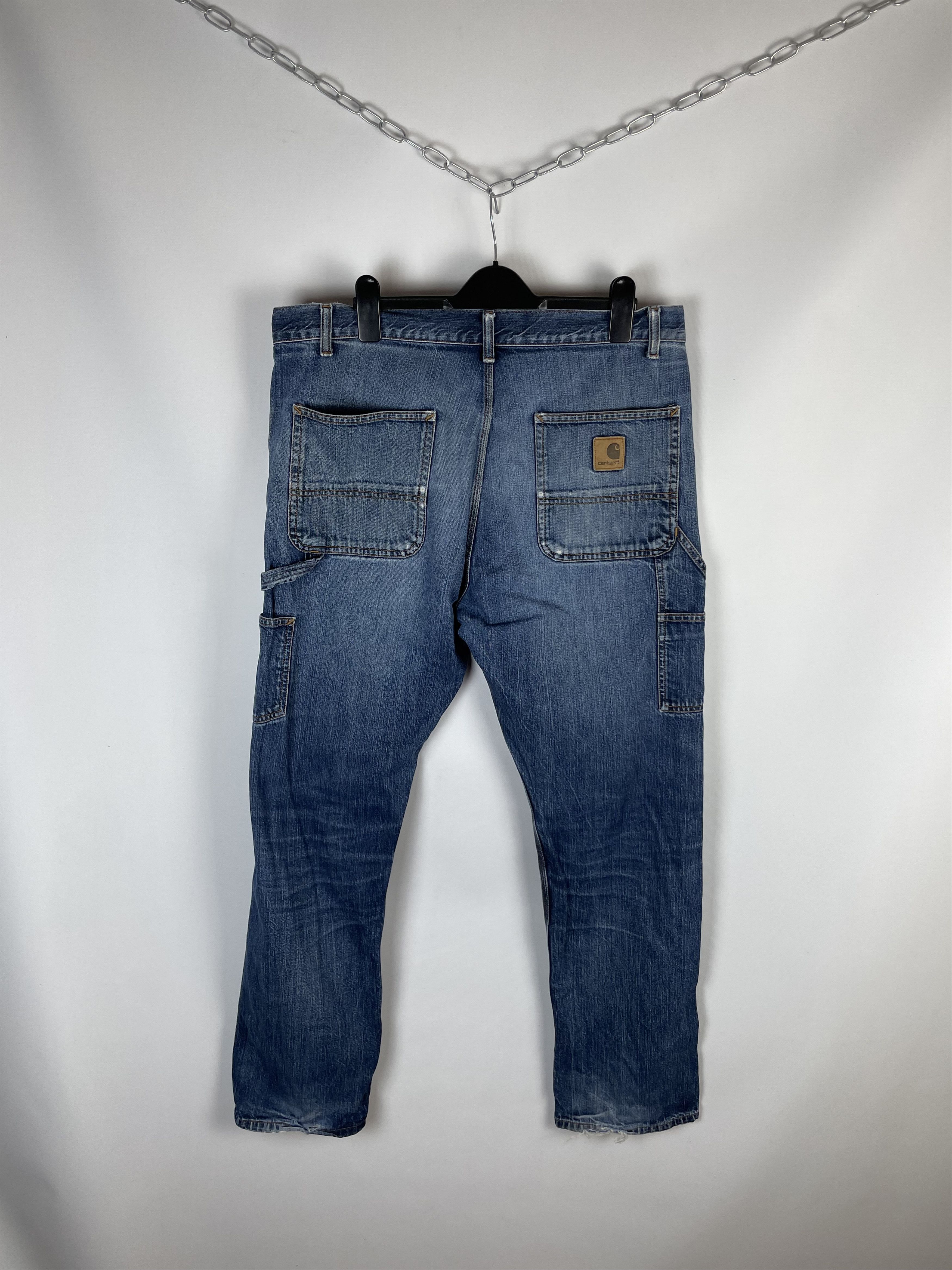 Carhartt Vintage Carhartt Double Knee Denim Pants Size US 34 / EU 50 - 1 Thumbnail