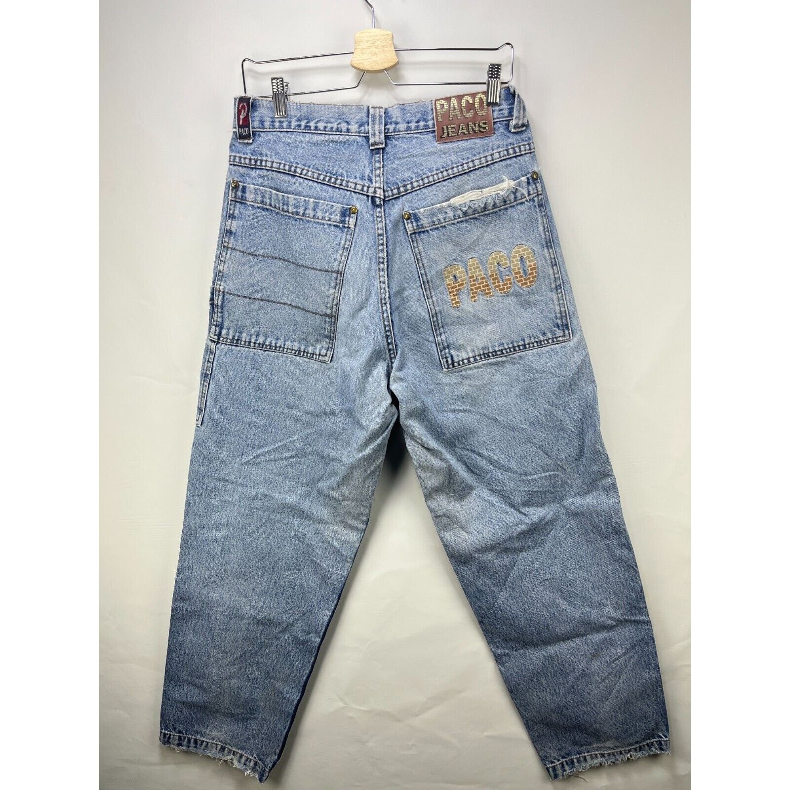 Vintage Vintage Y2K Paco Jeans Baggy Skater Rare 32 Size US 32 / EU 48 - 1 Thumbnail
