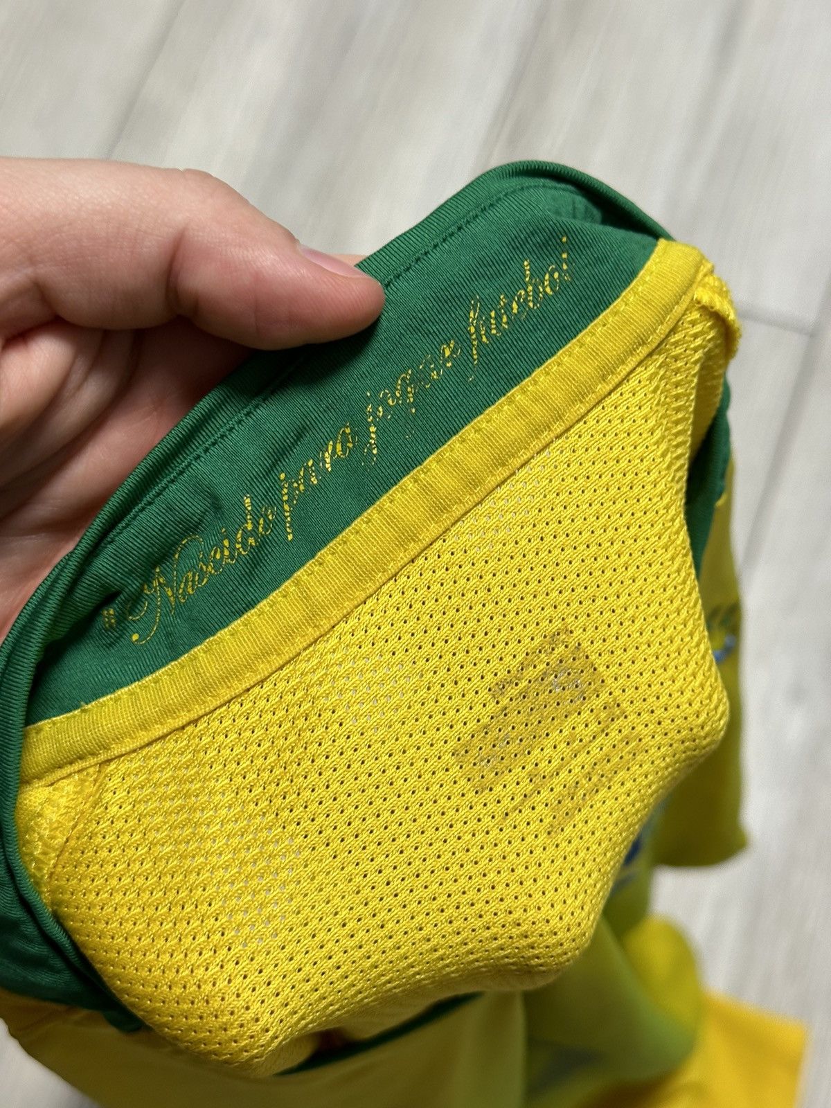 Nike × Vintage Nike Brazil #10 National Team Home Soccer Jersey Football Size US S / EU 44-46 / 1 - 3 Thumbnail