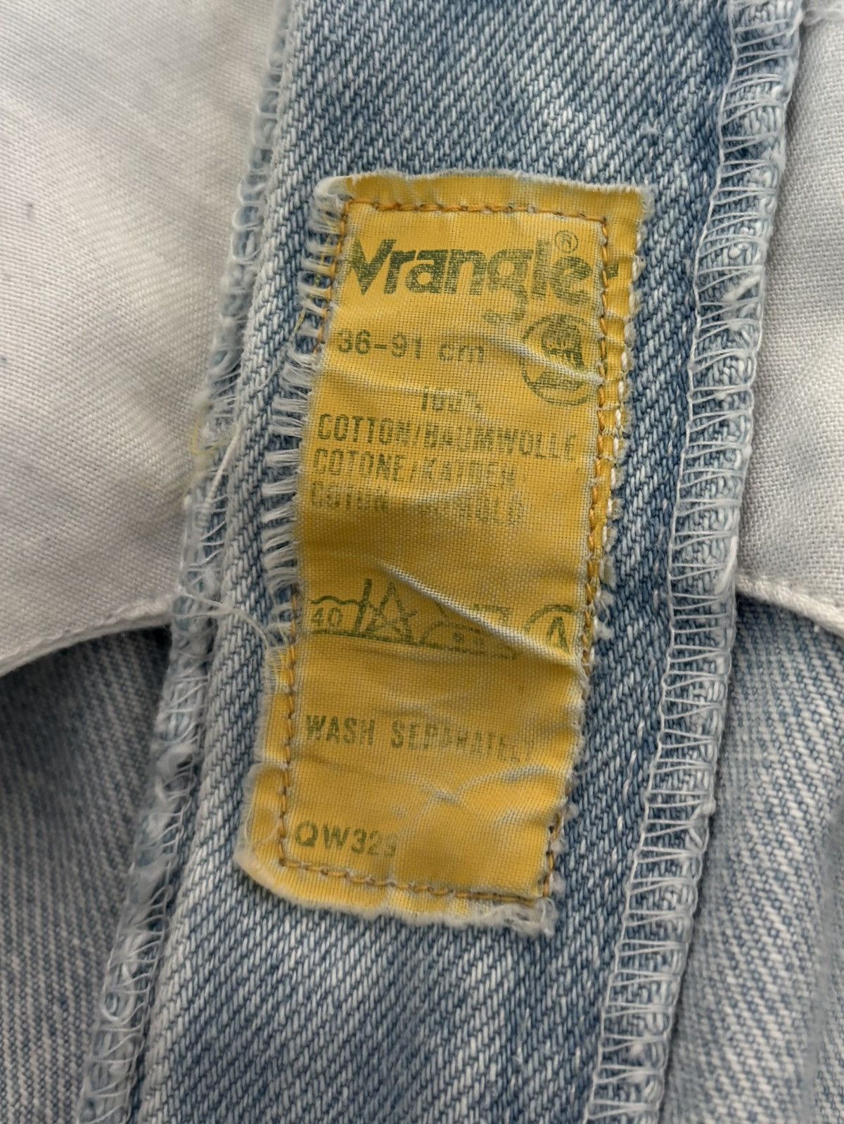 Vintage × Wrangler Vintage Wrangler Blue Bell Jeans 1970s 1960s 1980s Denim 36 Size US 33 - 2 Thumbnail