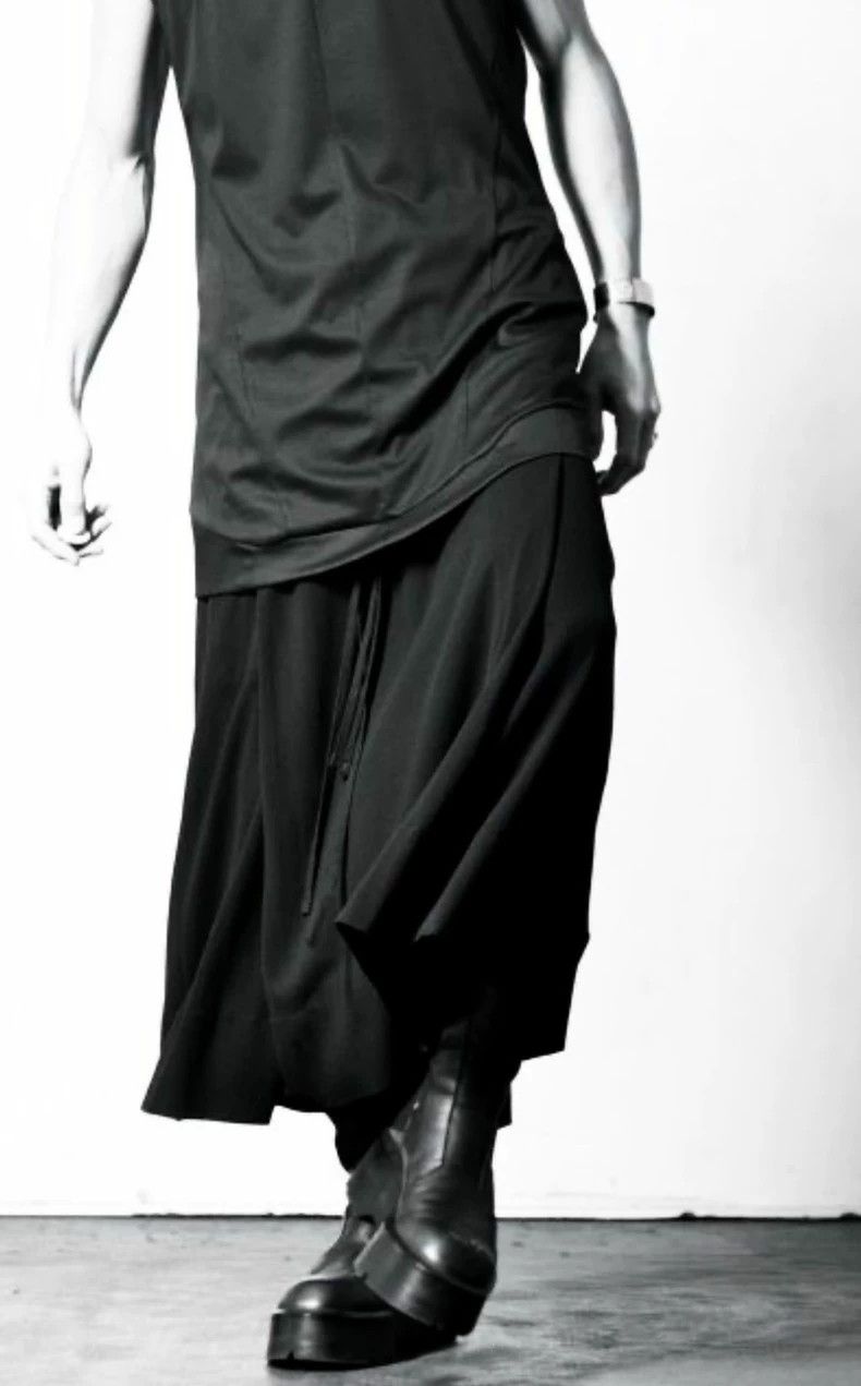 Julius Julius size 1 Multifold Wide Leg Samurai Kendo Pants 2503-N Size US 28 / EU 44 - 3 Thumbnail
