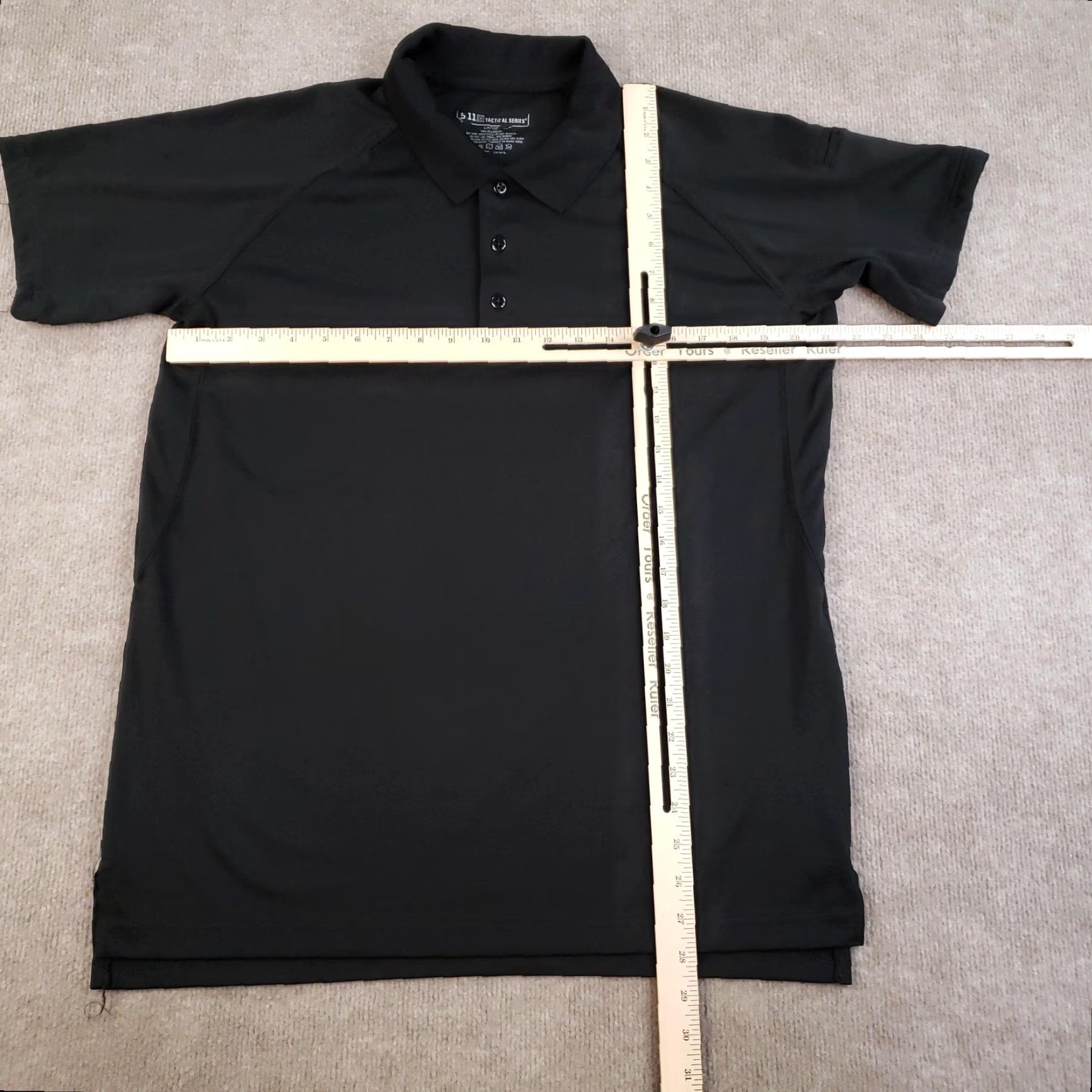 Vintage 5.11 Tactical Polo Shirt Mens L Black Short Sleeve Polo Breathable Moisture Wicking Quick Dry Pen Pocket Military Golf Security Casual Shirt Mens Size US L / EU 52-54 / 3 - 2 Thumbnail