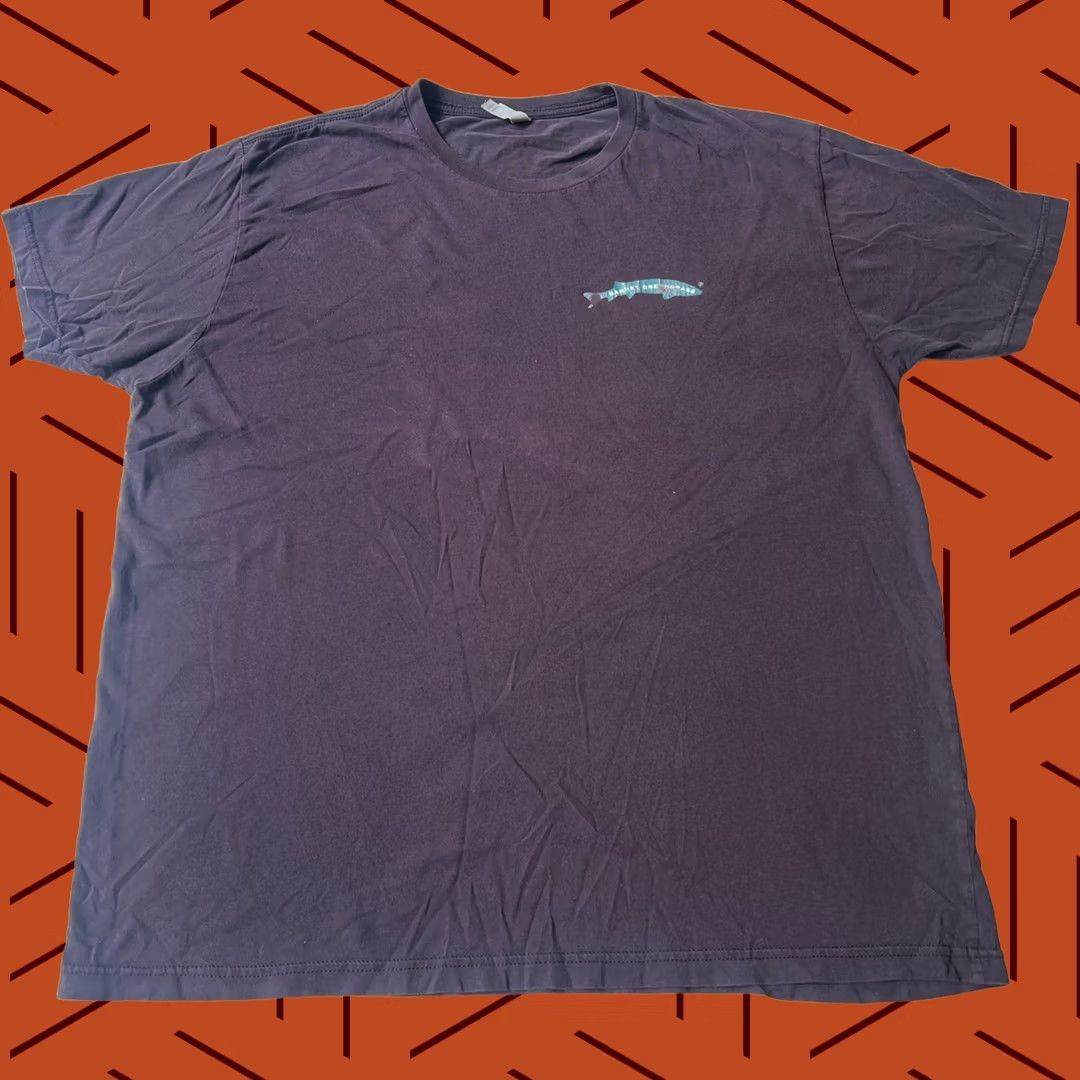 Next Level Barneys Barney Sturgeon King Logo Shirt 2XL NYC Deli Graphic Print Cotton Knit Crew Neck Short Sleeve Mens Retro Vintage Next Level Tee Gray Size US XXL / EU 58 / 5 - 1 Thumbnail