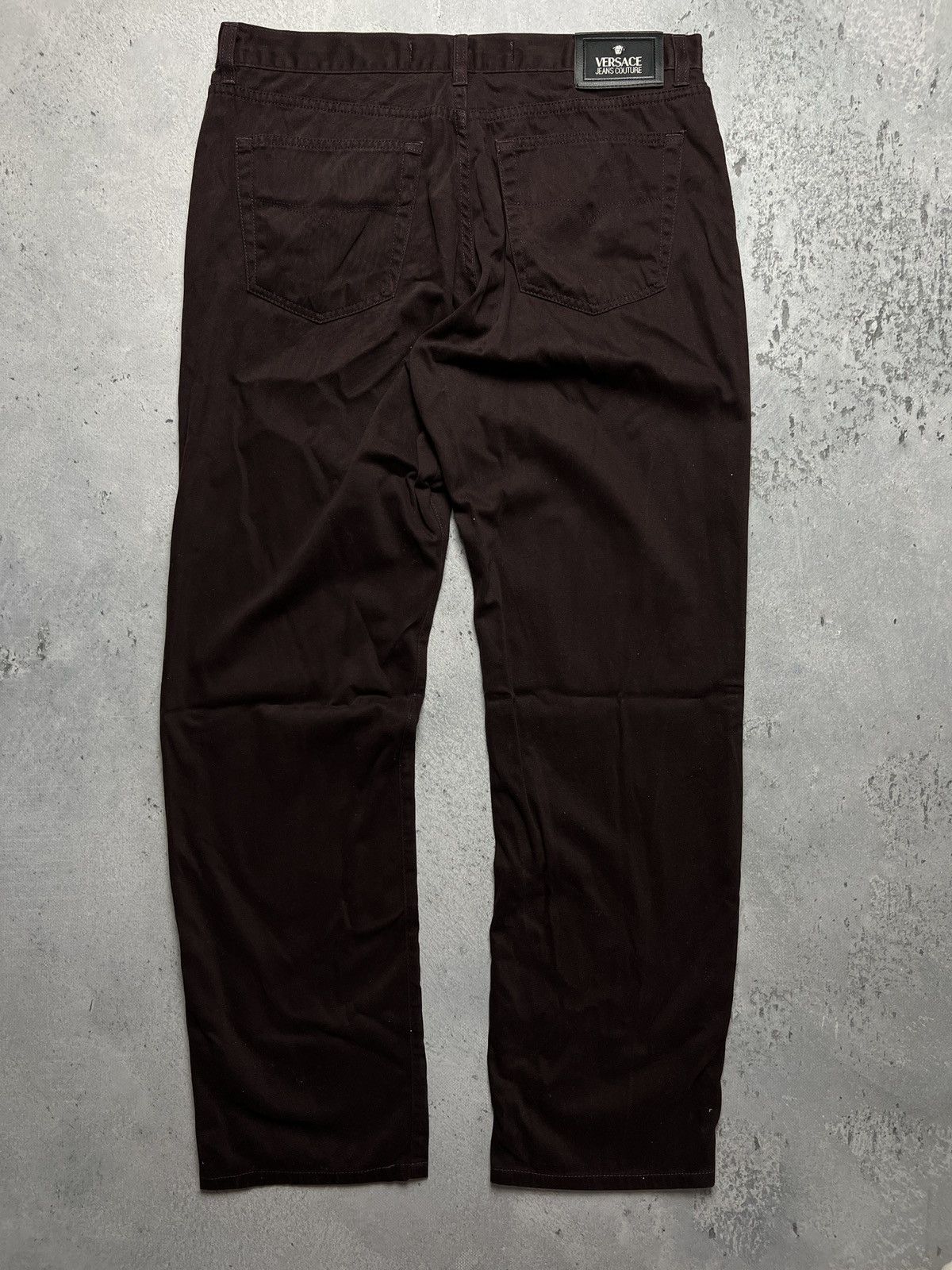 Versace Jeans Couture Versace VJC Vintage 90s Black Trousers Pants Jeans Size US 36 / EU 52 - 1 Thumbnail