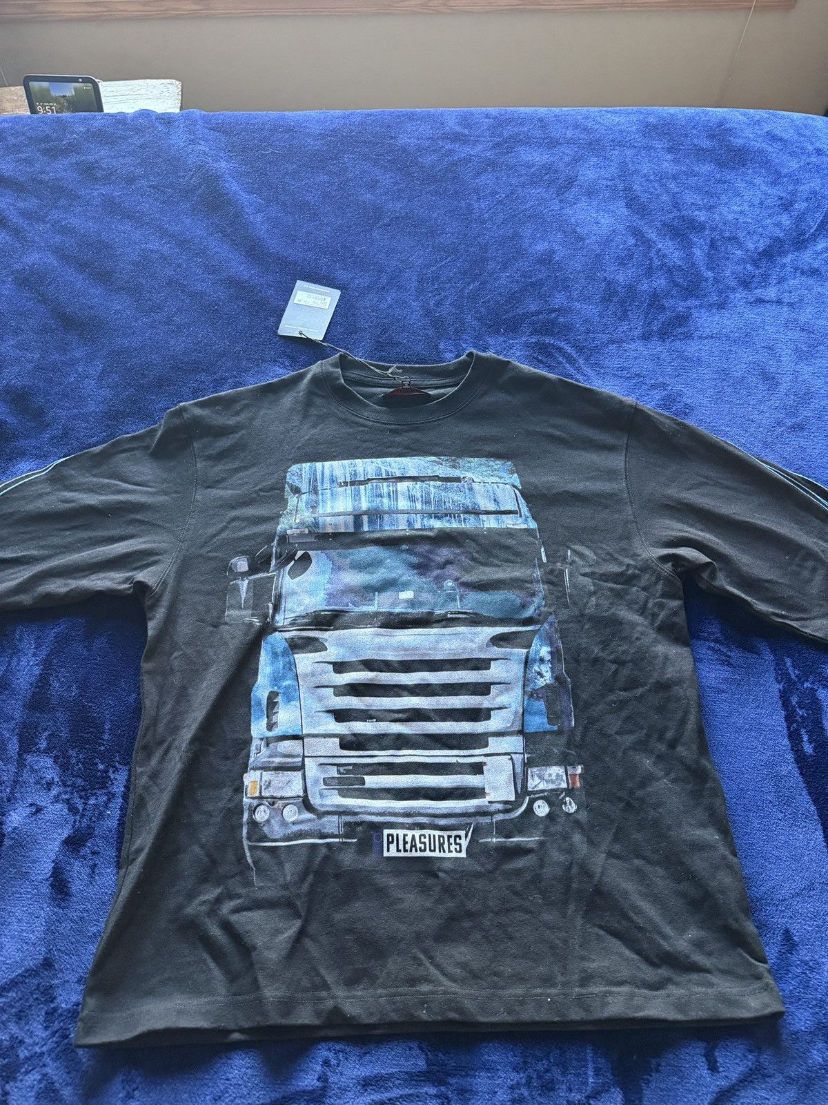 Pleasures Pleasures Long Sleeve Semi Truck Shirt Size US L / EU 52-54 / 3 - 2 Thumbnail