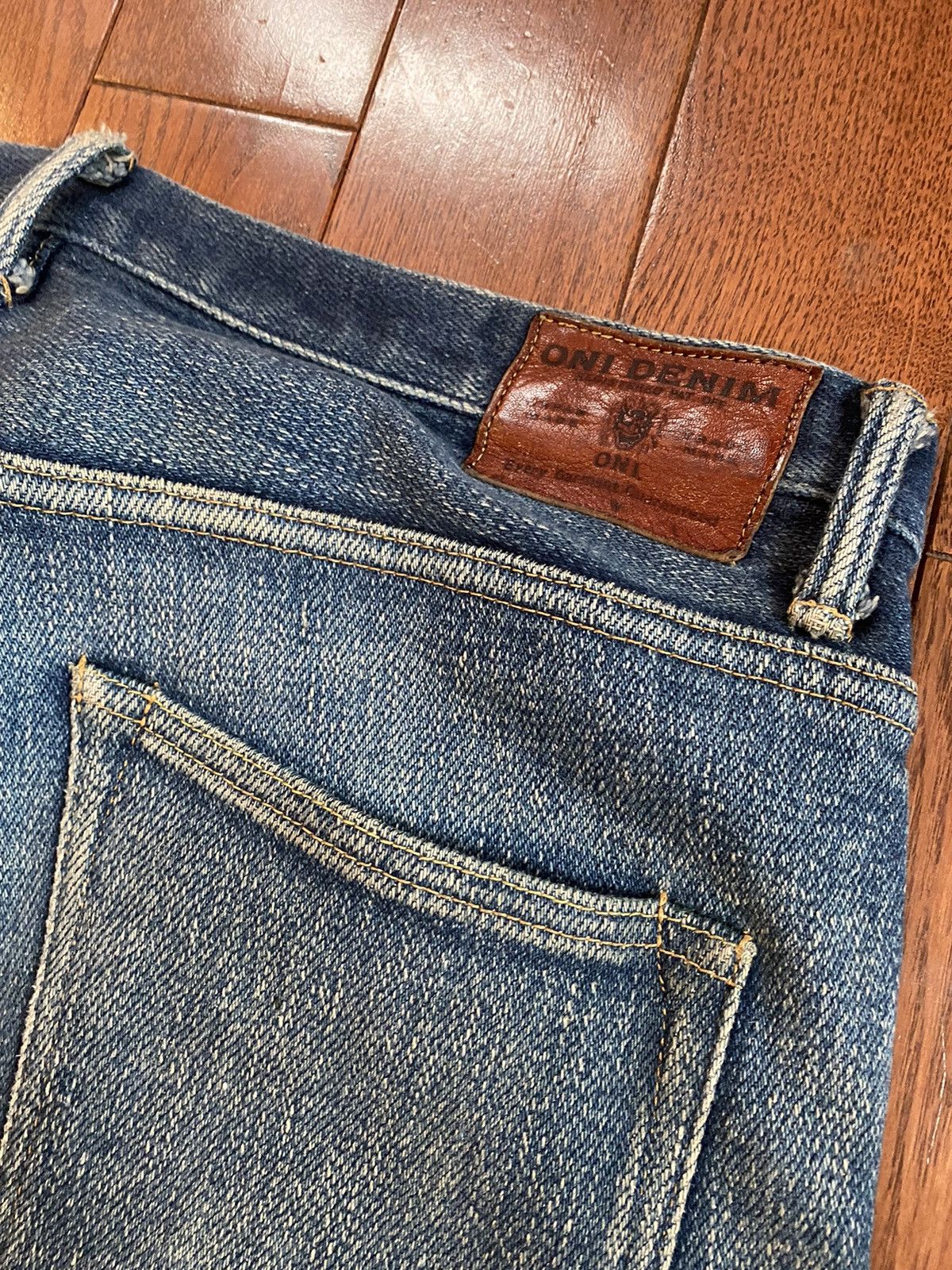 Oni Oni 622ZR 20oz secret denim Size US 33 - 3 Thumbnail