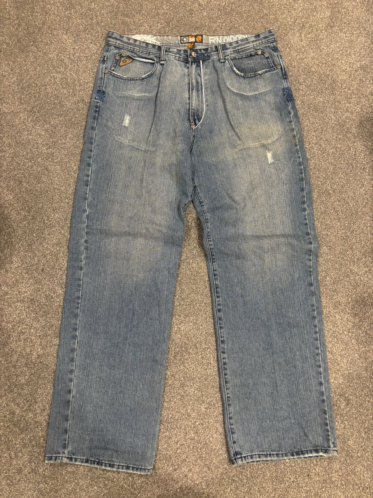 Akademiks AKADEMIKS 00s Baggy Denim Jeans Size US 38 / EU 54 - 1 Thumbnail
