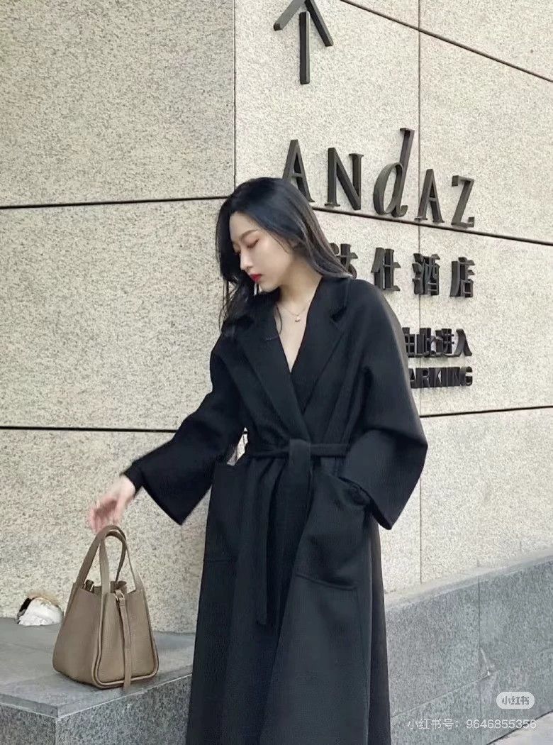 Max Mara Max Mara New black cashmere coat labbro Size M / US 6-8 / IT 42-44 - 6 Thumbnail