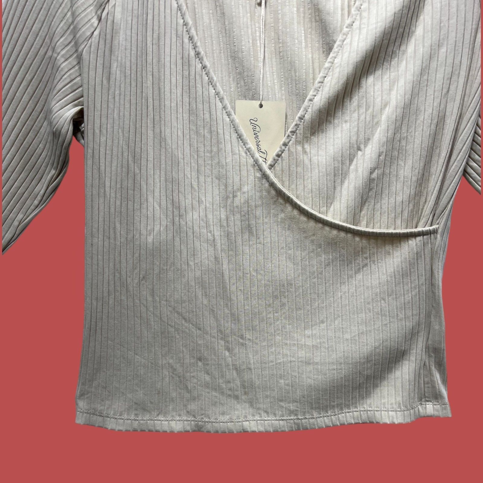 Other Universal Thread - Women's Slim Fit Long Sleeve V-Neck Wrap Size L / US 10 / IT 46 - 15 Thumbnail