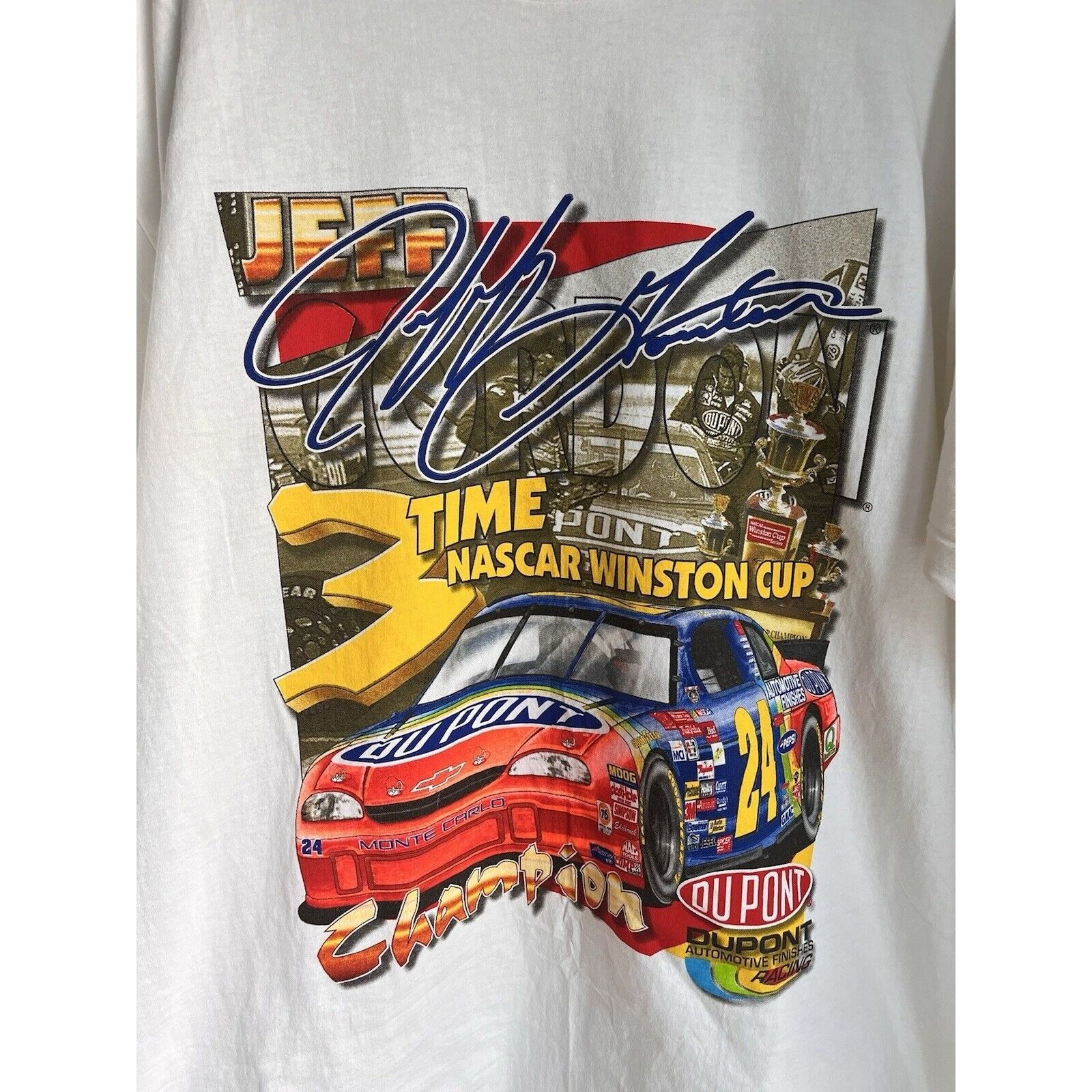 NASCAR VINTAGE NASCAR RACING JEFF GORDON #24 WINSTON CUP T SHIRT XL Size US XL / EU 56 / 4 - 2 Thumbnail