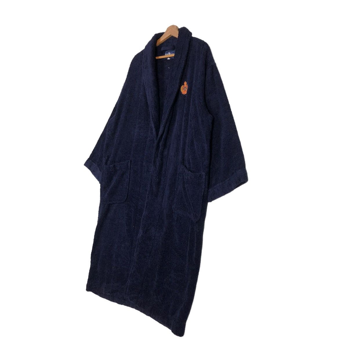 Japanese Brand 🔥VINTAGE RALPH LAUREN LONG BATHROBE BIG LOGO Size US M / EU 48-50 / 2 - 2 Thumbnail