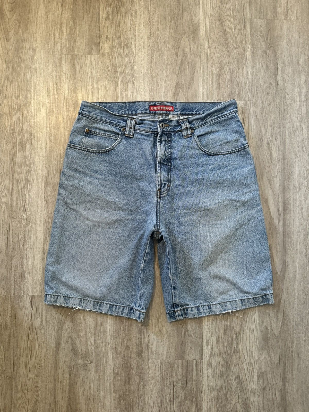 JNCO × UNIONBAY Vintage Y2K Baggy Denim Jorts Size US 36 / EU 52 - 1 Thumbnail