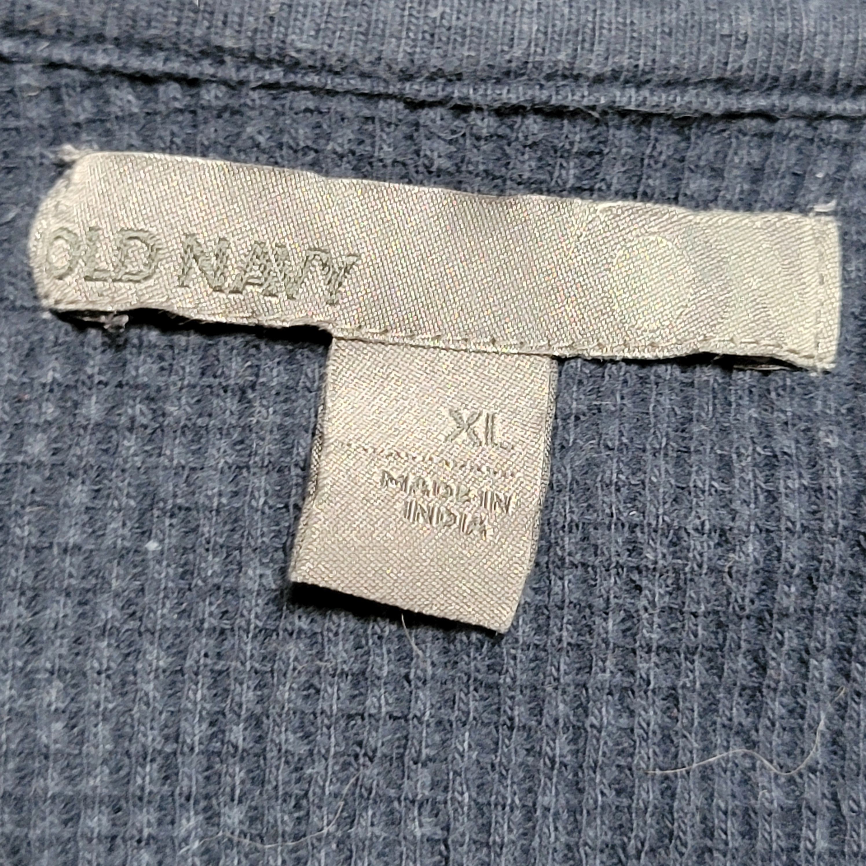 Old Navy Old Navy Waffle Pull Over LS Navy Tee New York 84 - Size XL Size XL / US 12-14 / IT 48-50 - 4 Thumbnail