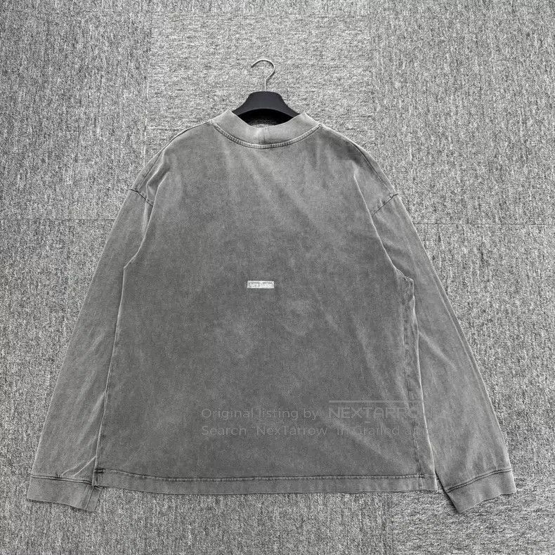 Acne Studios Water-washed worn-out sweatshirt