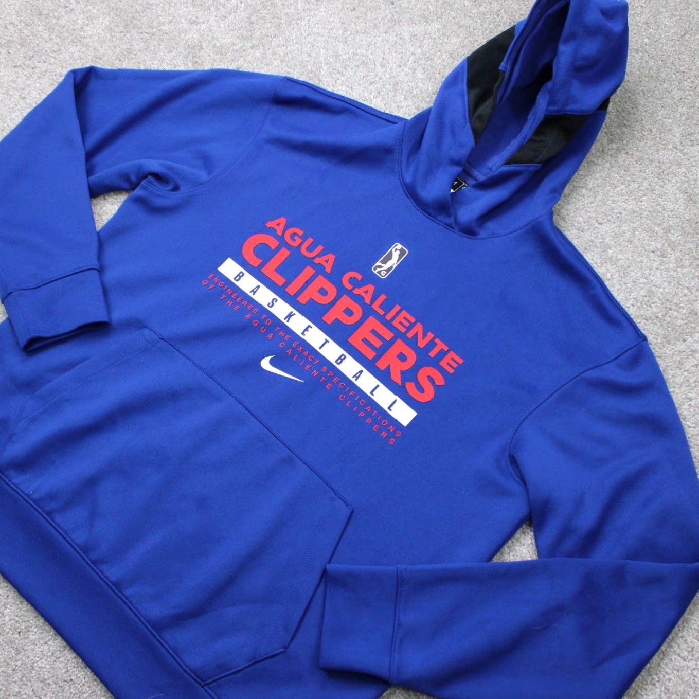 Nike Nike Agua Caliente Clippers Hoodie Mens Medium Blue Dri-Fit Hooded Sweatshirt Size US M / EU 48-50 / 2 - 3 Thumbnail