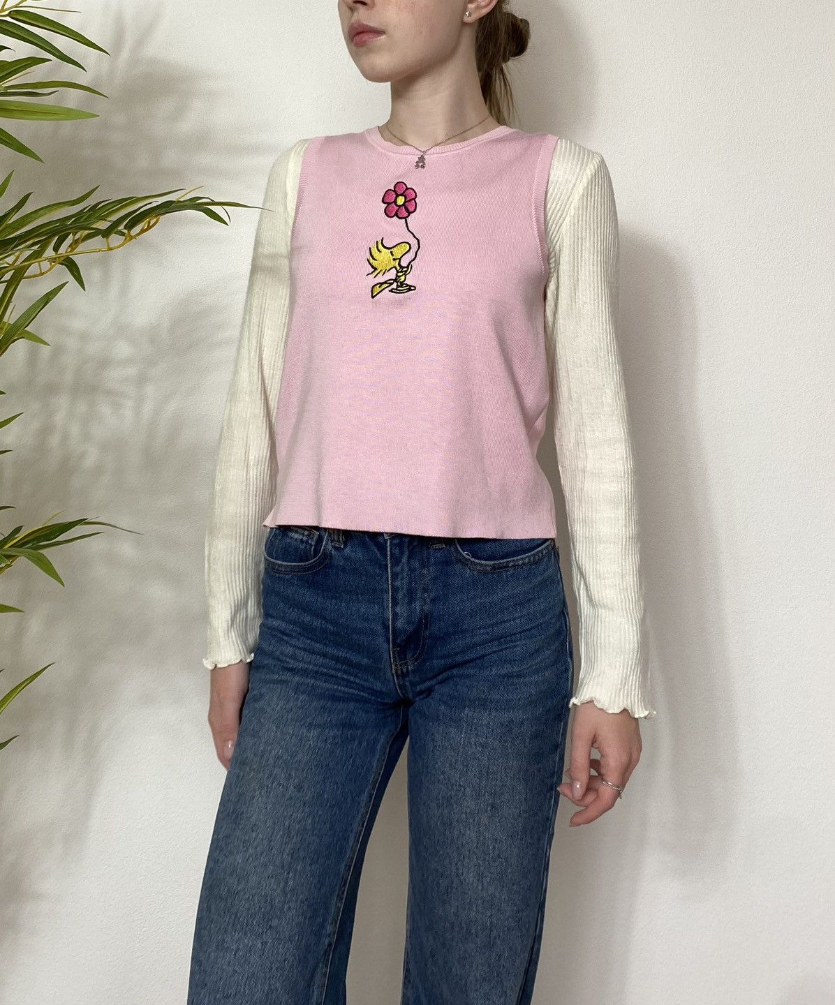 Cartoon Network CUTE PEANUTS SNOOPY KNITTED VEST Size M / US 6-8 / IT 42-44 - 2 Thumbnail