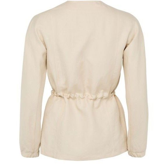 Max Mara MAX MARA Single Breast Beige Linen Jacket New & Authentic (W Size M / US 6-8 / IT 42-44 - 2 Thumbnail