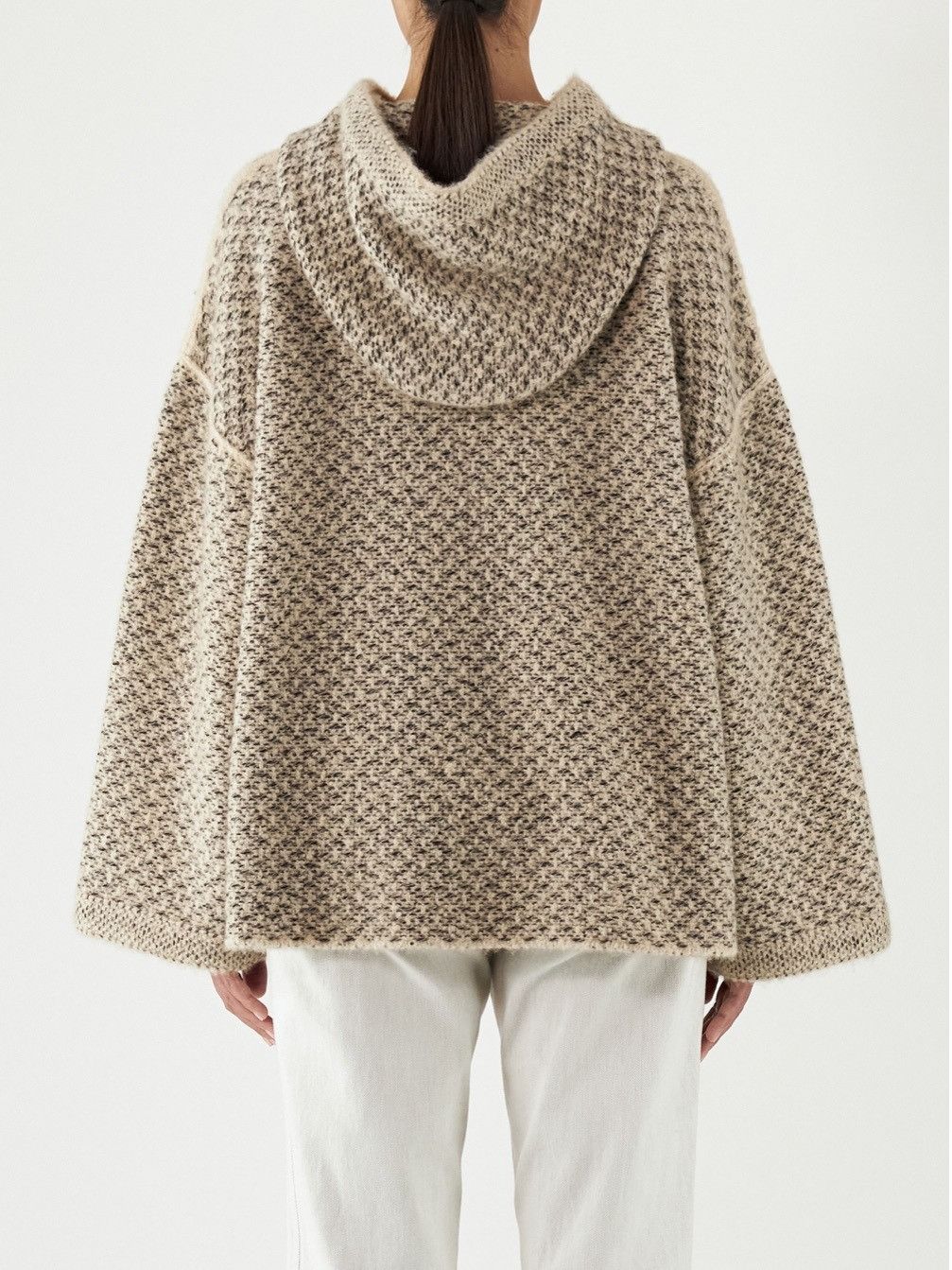 Loro Piana o1srvl11e0824 Size: OS / Poncho Hooded Cape in Brown Size ONE SIZE - 3 Thumbnail