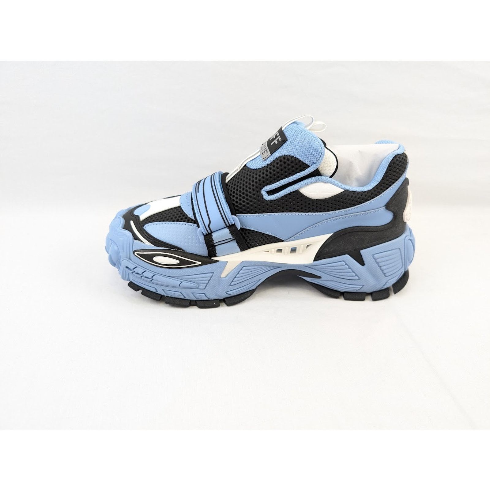 Off-White o1rshd1 Glove Slip On Sneakers in Light Blue/Black Size US 11 / EU 44 - 13 Thumbnail