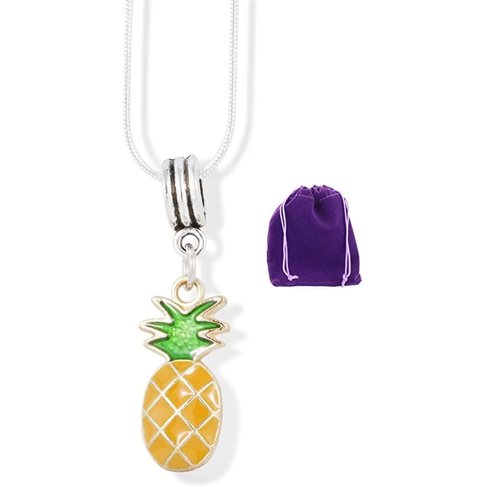 & Other Stories Pineapple Necklace - Food Pendant Jewelry Size ONE SIZE - 1 Thumbnail