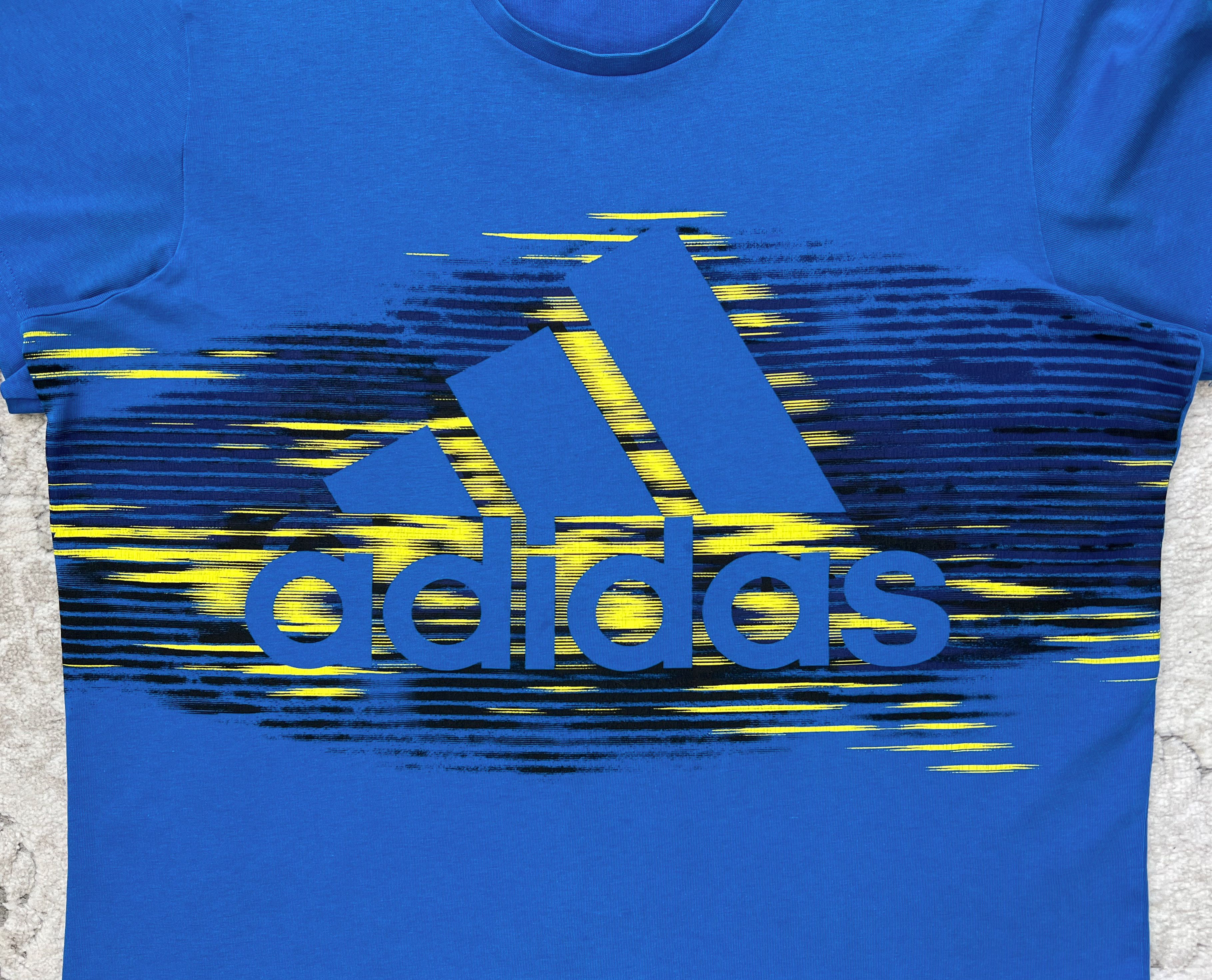 Adidas Adidas Climalite Blue Graphic Logo T-Shirt M/L Size US M / EU 48-50 / 2 - 5 Thumbnail