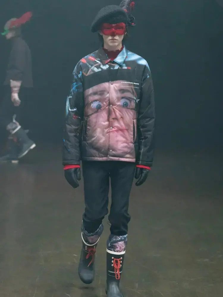 Undercover Undercover 19AW Clock Orange ALex Figure Print Jacket-2507 Size US L / EU 52-54 / 3 - 5 Thumbnail