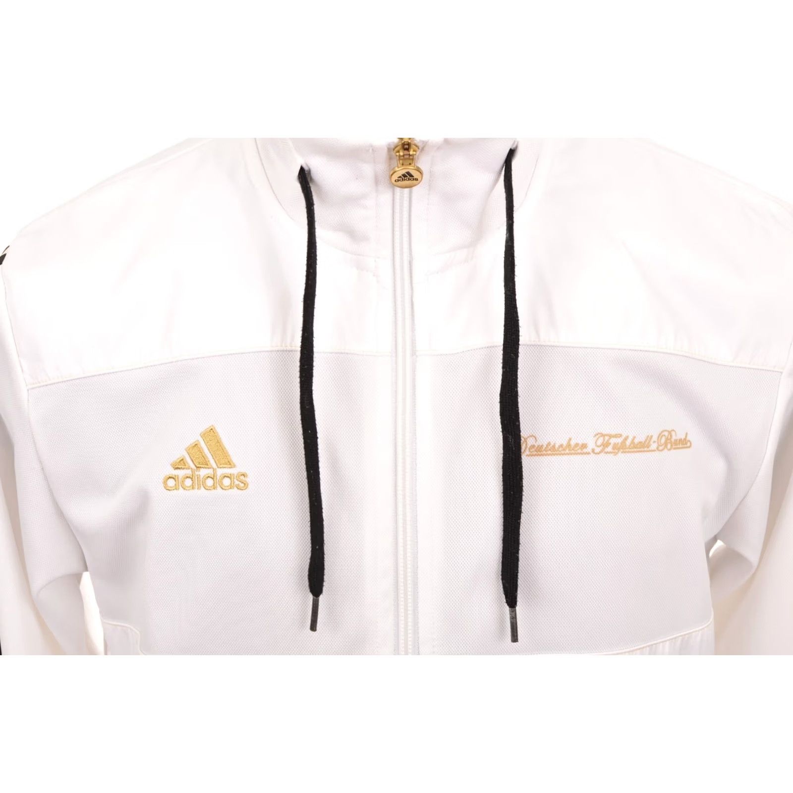Adidas Adidas DDP Germany 2010/2011 Track Jacket P42267 Size S White Men Shirt Size US S / EU 44-46 / 1 - 2 Thumbnail