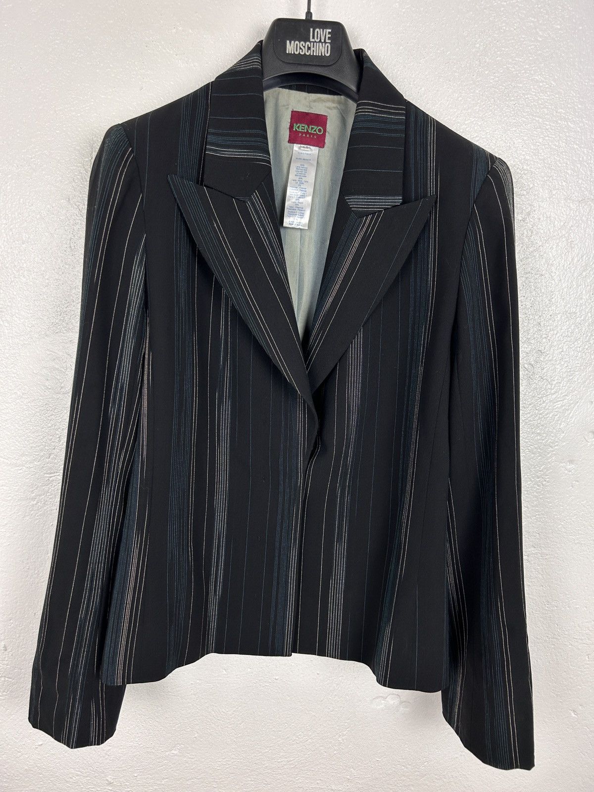 Kenzo Vintage Kenzo Paris Striped Womenswear Blazer Jacket Size M / US 6-8 / IT 42-44 - 1 Thumbnail