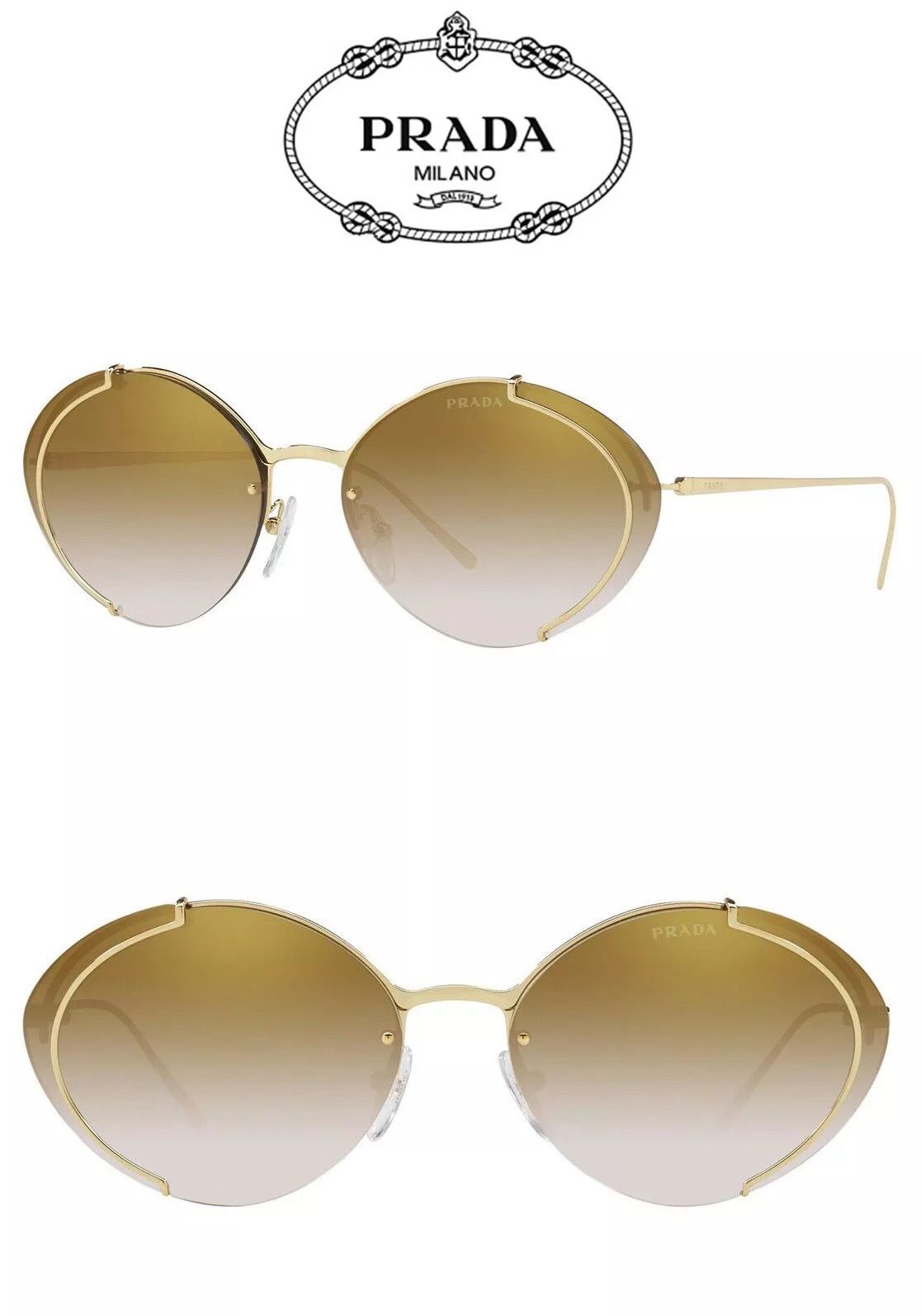 Prada Prada Evolution SPR60U 5AK-2G2 Women's Sunglasses Size ONE SIZE - 1 Thumbnail