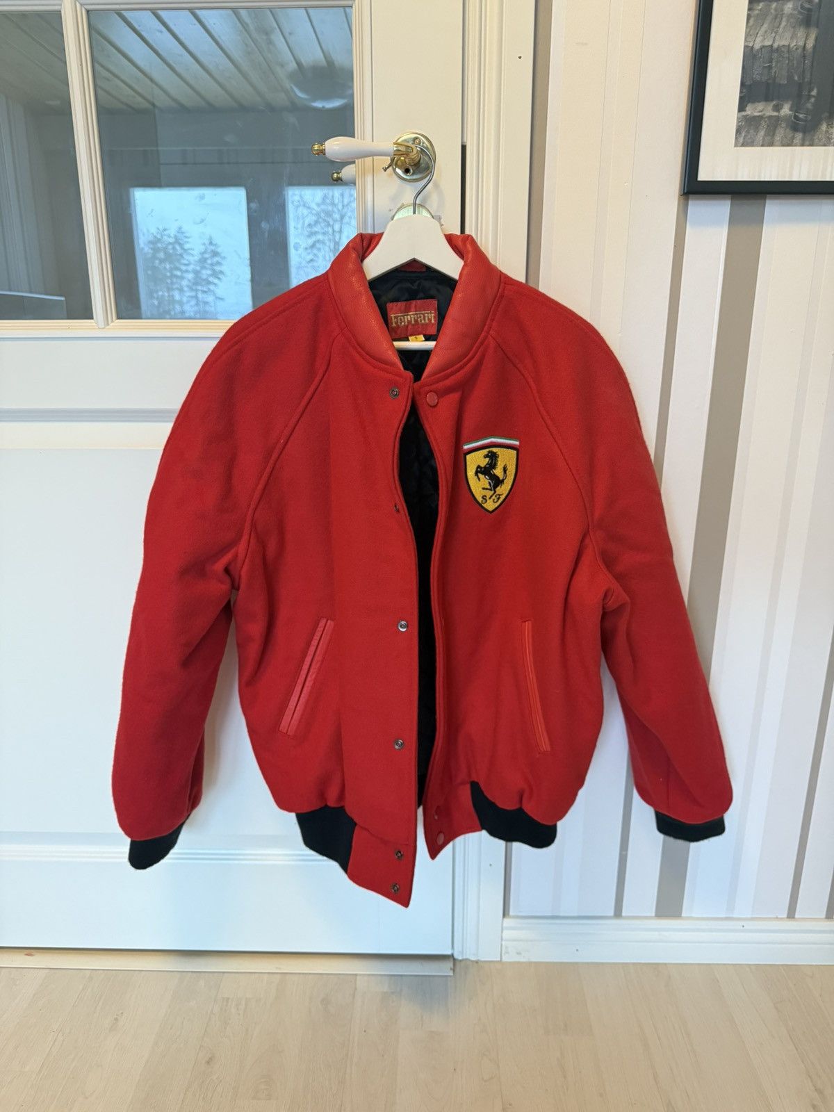 Ferrari Vintage Ferrari Official Bomber Jacket – Red Size US L / EU 52-54 / 3 - 1 Thumbnail