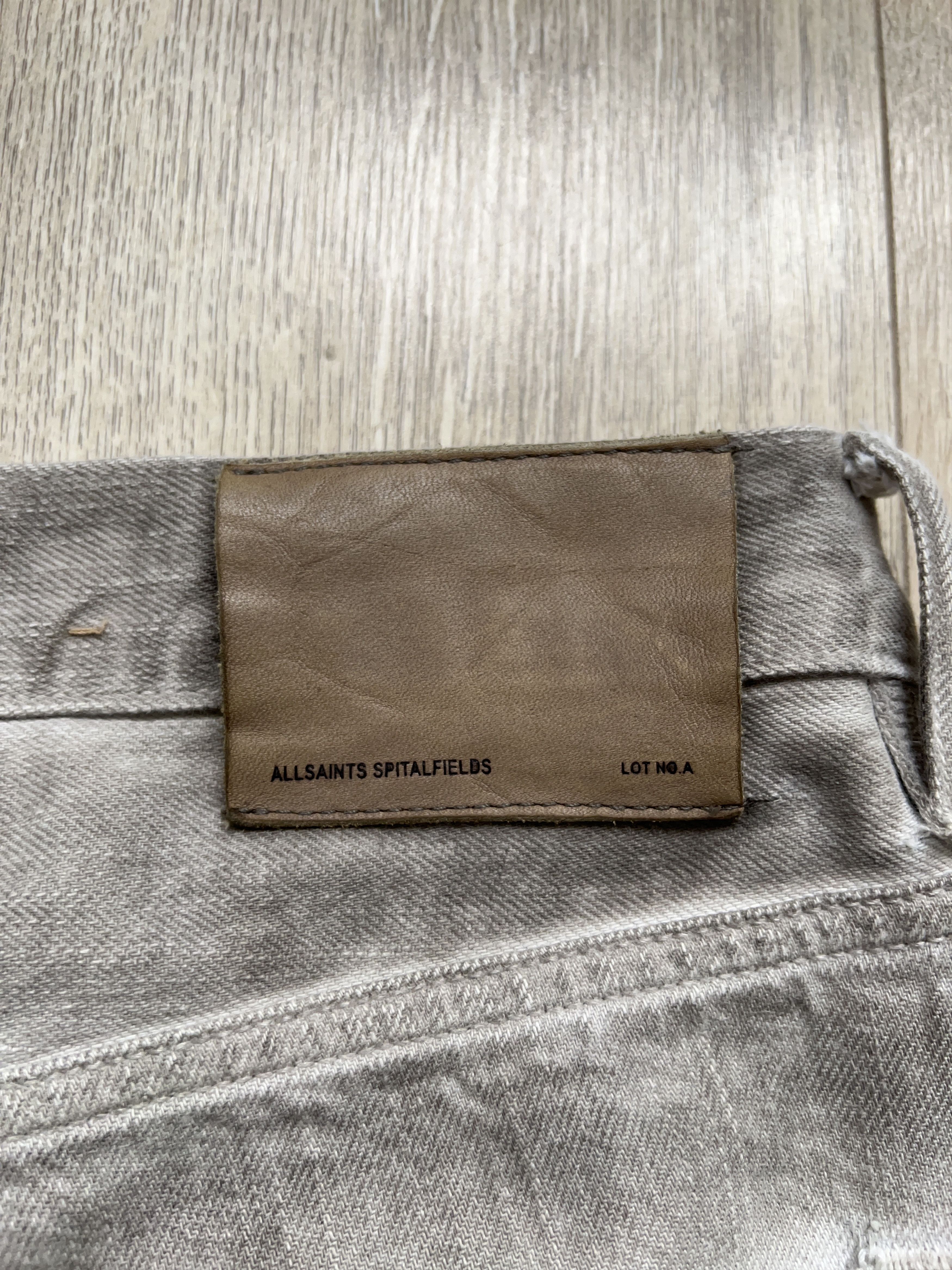 Allsaints Tumble Iggy Washed Cotton Denim Pants Jeans Everyday Size 32 Size US 32 / EU 48 - 3 Thumbnail