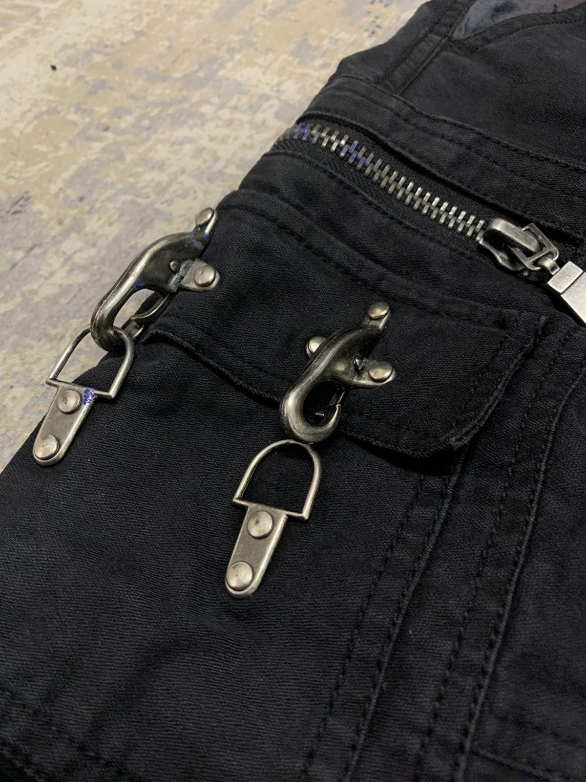 Japanese Brand In The Attic Cyber Y2K Multi-Pocket Bondage Pants Punk 30x32 Size US 30 / EU 46 - 8 Thumbnail