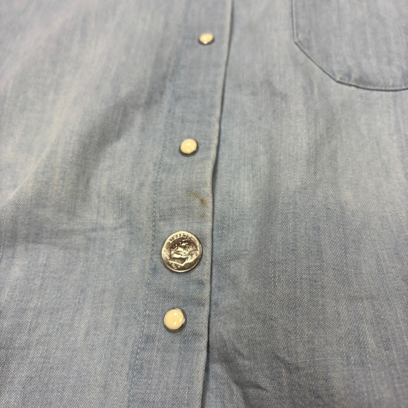 Sezane Sezane Embroidered Tomboy Oversized Button Up Shirt 42 Size M / US 6-8 / IT 42-44 - 10 Thumbnail