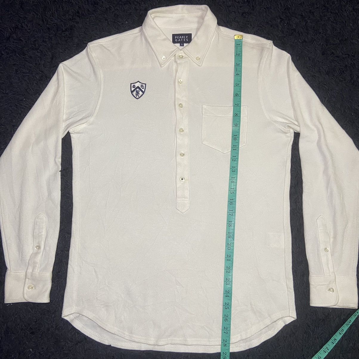 Japanese Brand × Polo Ralph Lauren × Vintage PEARLY GATES LONG SLEEVE POLO Size US M / EU 48-50 / 2 - 3 Thumbnail