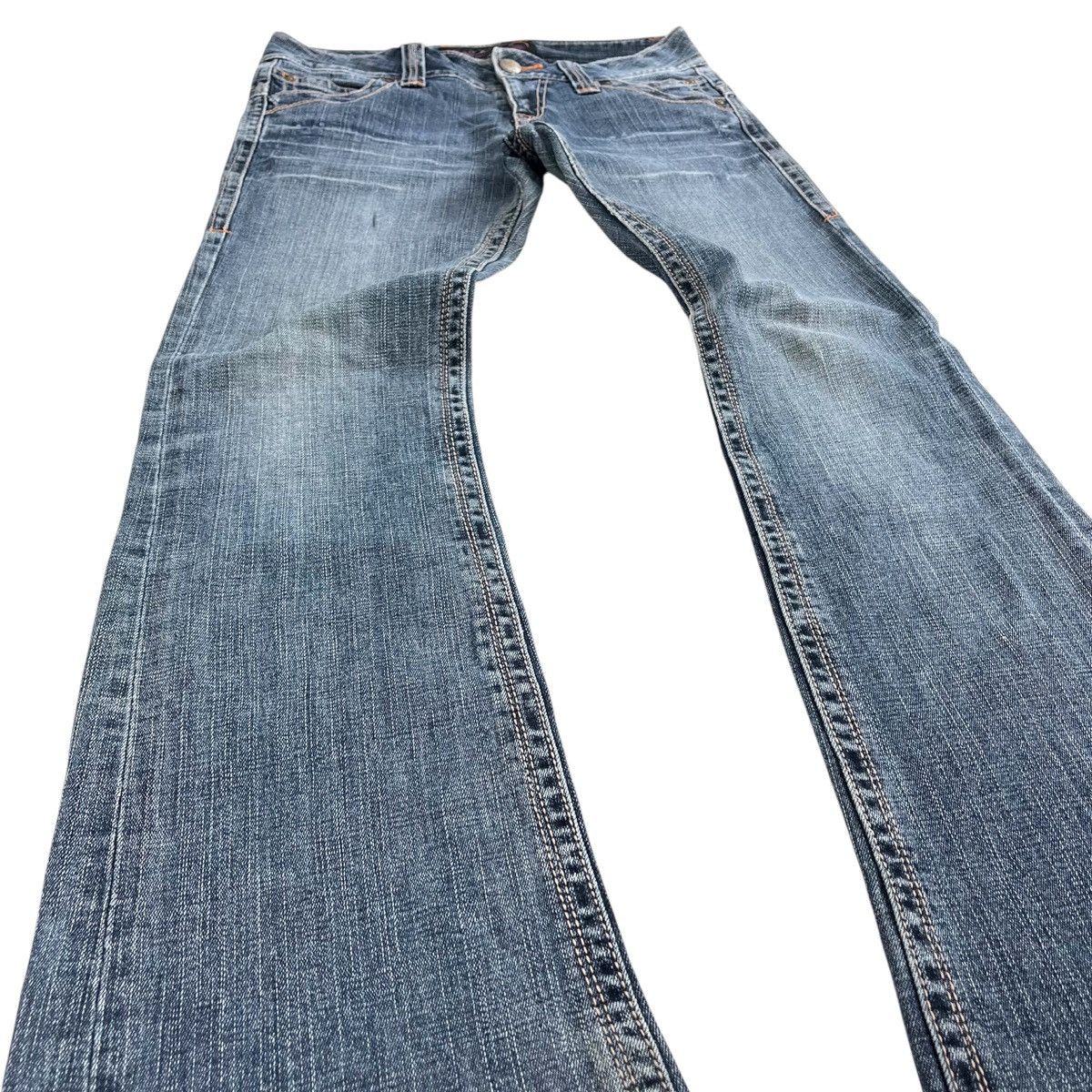 If Six Was Nine × Japanese Brand × Le Grande Bleu (L.G.B.) Oririn Conception Flared Jeans Bootcut Denim Pants Size US 30 / EU 46 - 4 Thumbnail