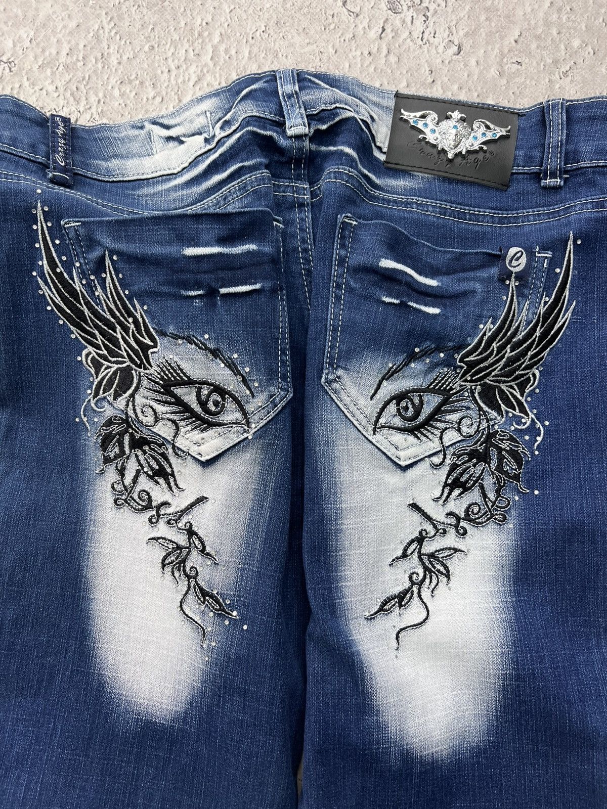 If Six Was Nine × Japanese Brand × Vintage Super Flared Jeans Vintage Japanese Jean distressed Size US 30 / EU 46 - 6 Thumbnail