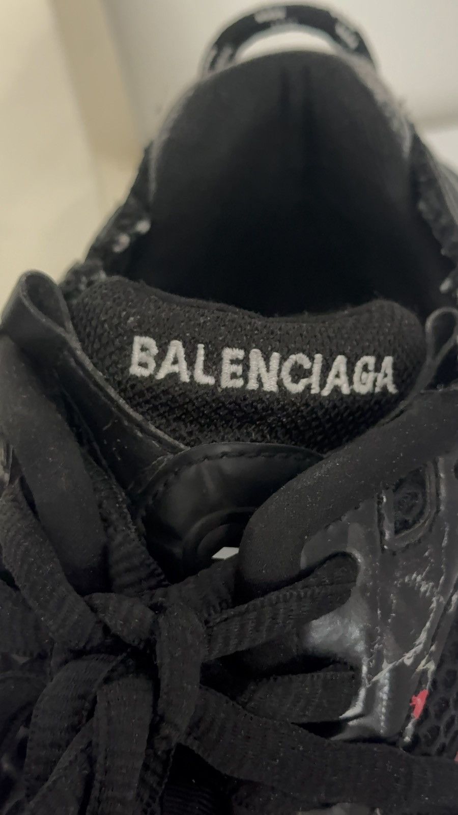 Balenciaga ✅ Balenciaga Runner 1 Graffiti Black Red Faded 42 Size US 9.5 / EU 42-43 - 9 Thumbnail