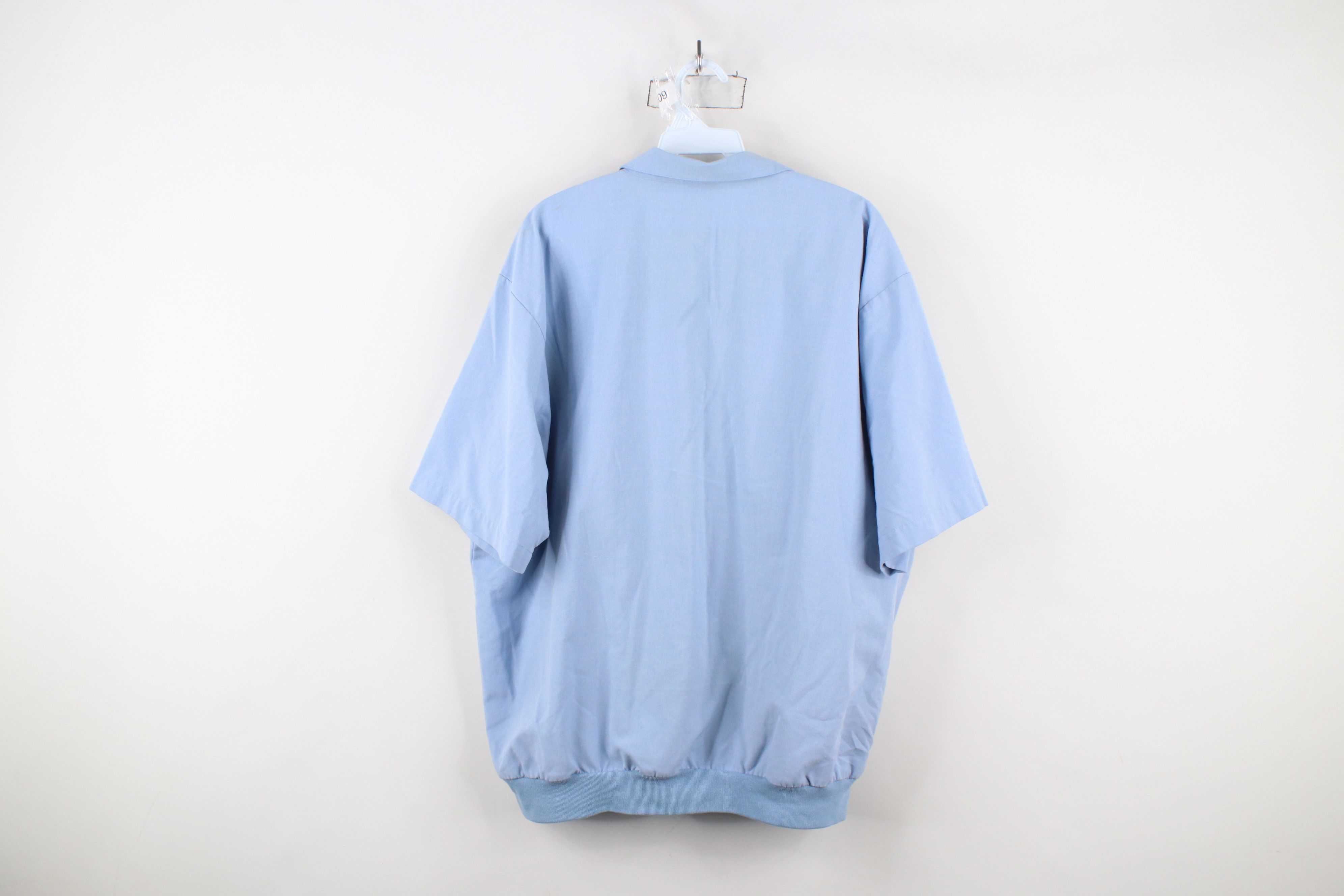Vintage Vintage 90s Streetwear Short Sleeve Full Zip Shirt Jacket Size US XL / EU 56 / 4 - 8 Thumbnail