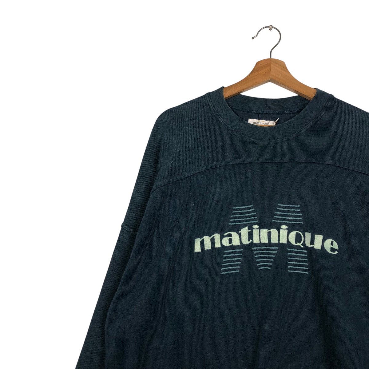 Vintage Sweatshirt PullOver Matinique Big Logo Issey Miyake
