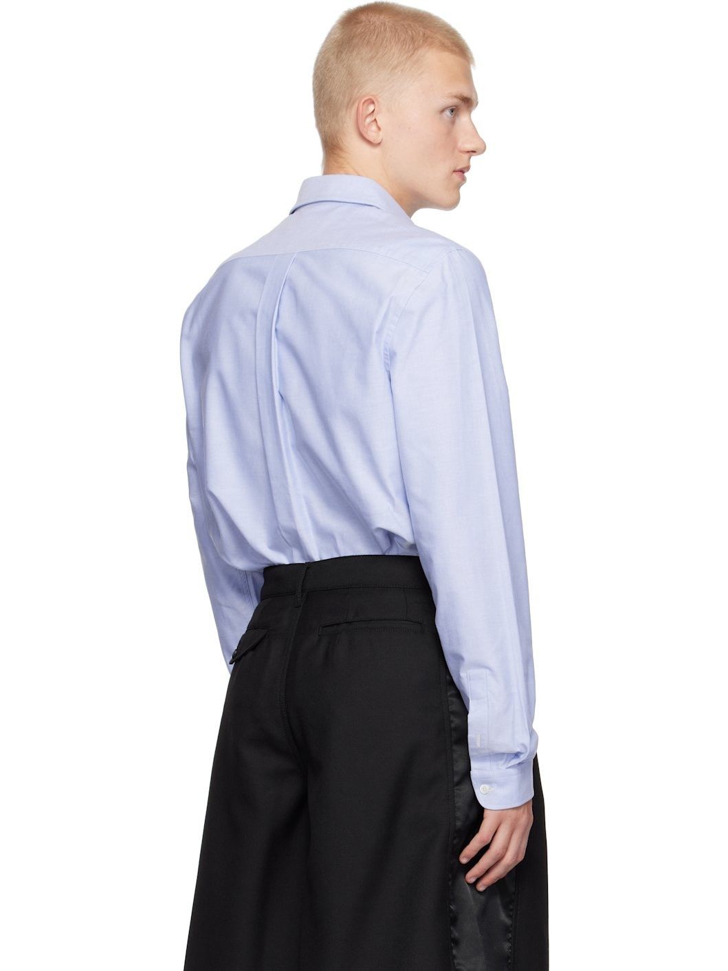 Marni o1w1db11125 Patch Shirt in Blue Size US L / EU 52-54 / 3 - 4 Thumbnail