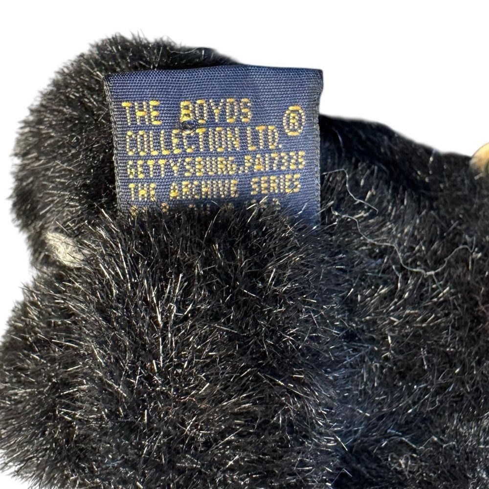 Other NWT New Vintage 1990 Boyds Bears Poe Black Halloween Cat Size ONE SIZE - 7 Thumbnail