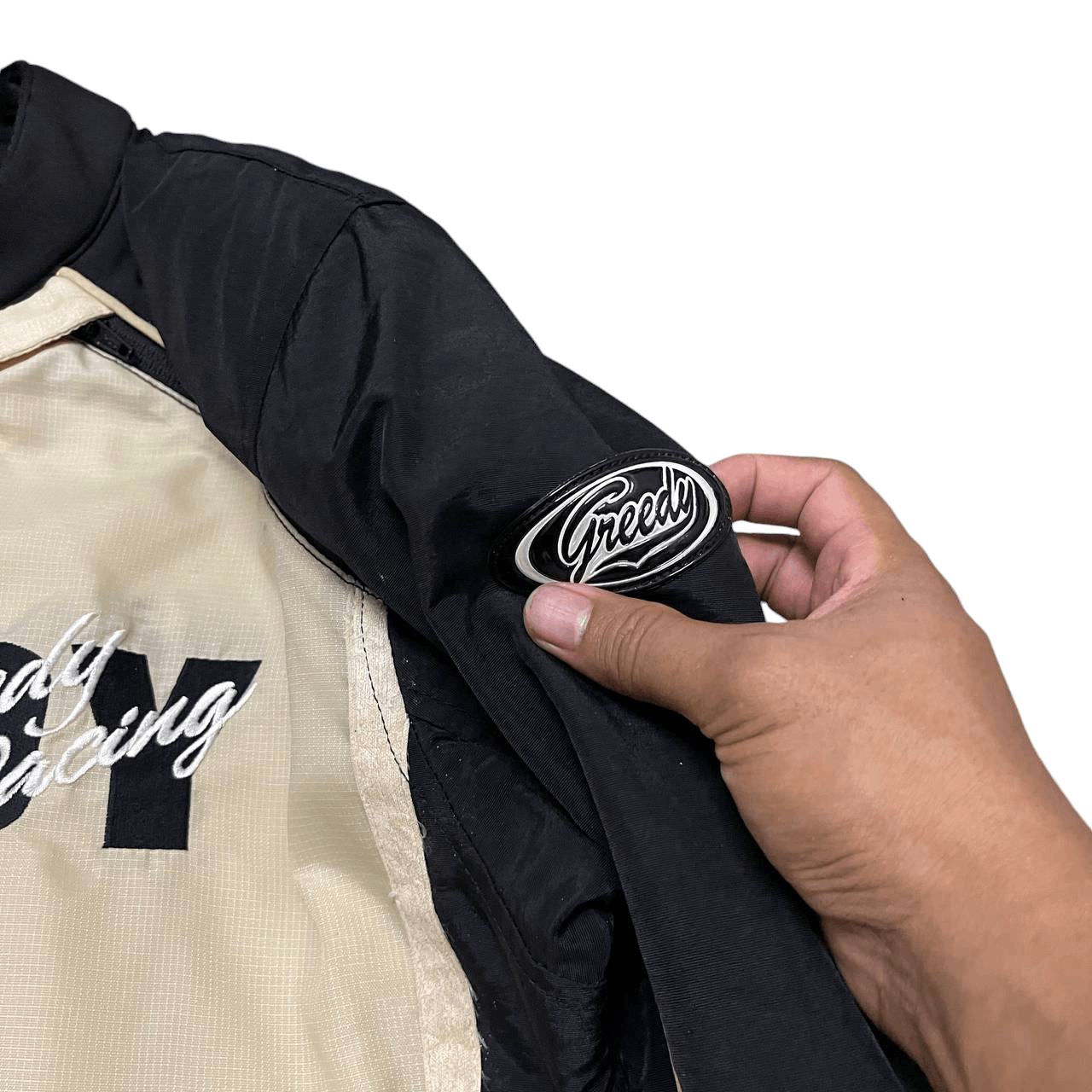 Japanese Brand Vintage Greedy Racing Jacket with Padding Size US M / EU 48-50 / 2 - 6 Thumbnail