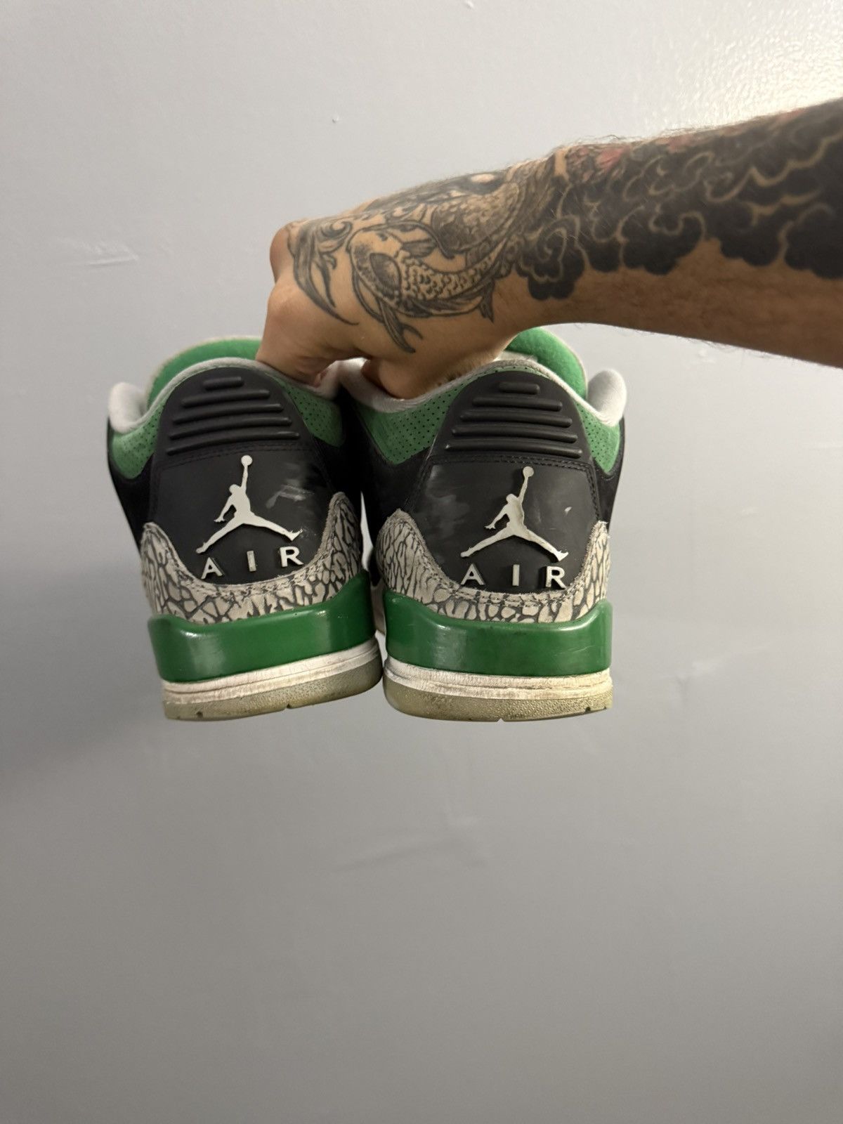 Jordan Brand Pine Green 3s Size US 9.5 / EU 42-43 - 4 Thumbnail