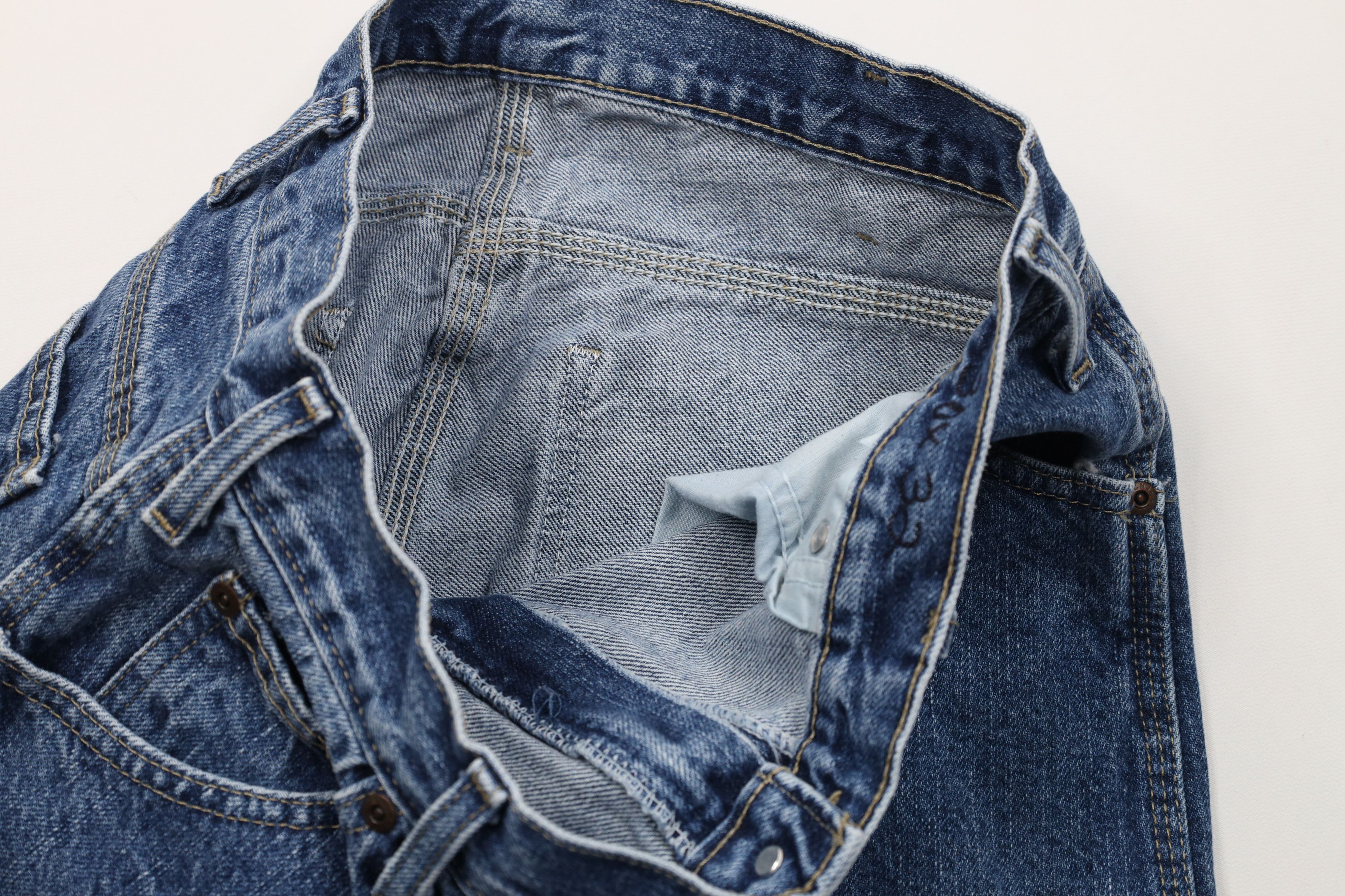 Dickies Vintage Y2K Dickies Spell Relaxed Dungaree Denim Jeans Blue Size US 30 / EU 46 - 8 Thumbnail