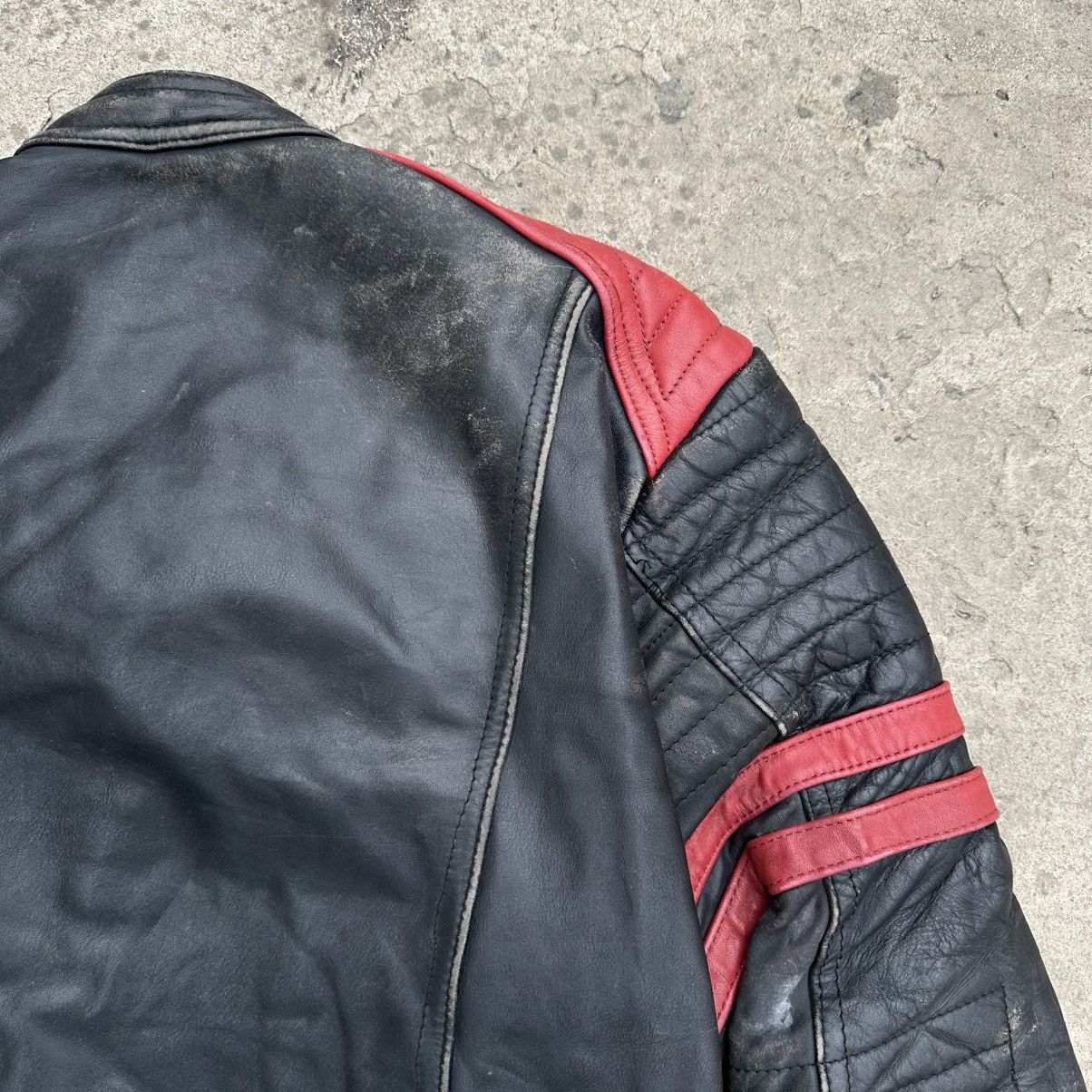 Number (N)ine Vintage Japanese Style Moto Leather Jacket Hype Punk Crazy Size US S / EU 44-46 / 1 - 8 Thumbnail