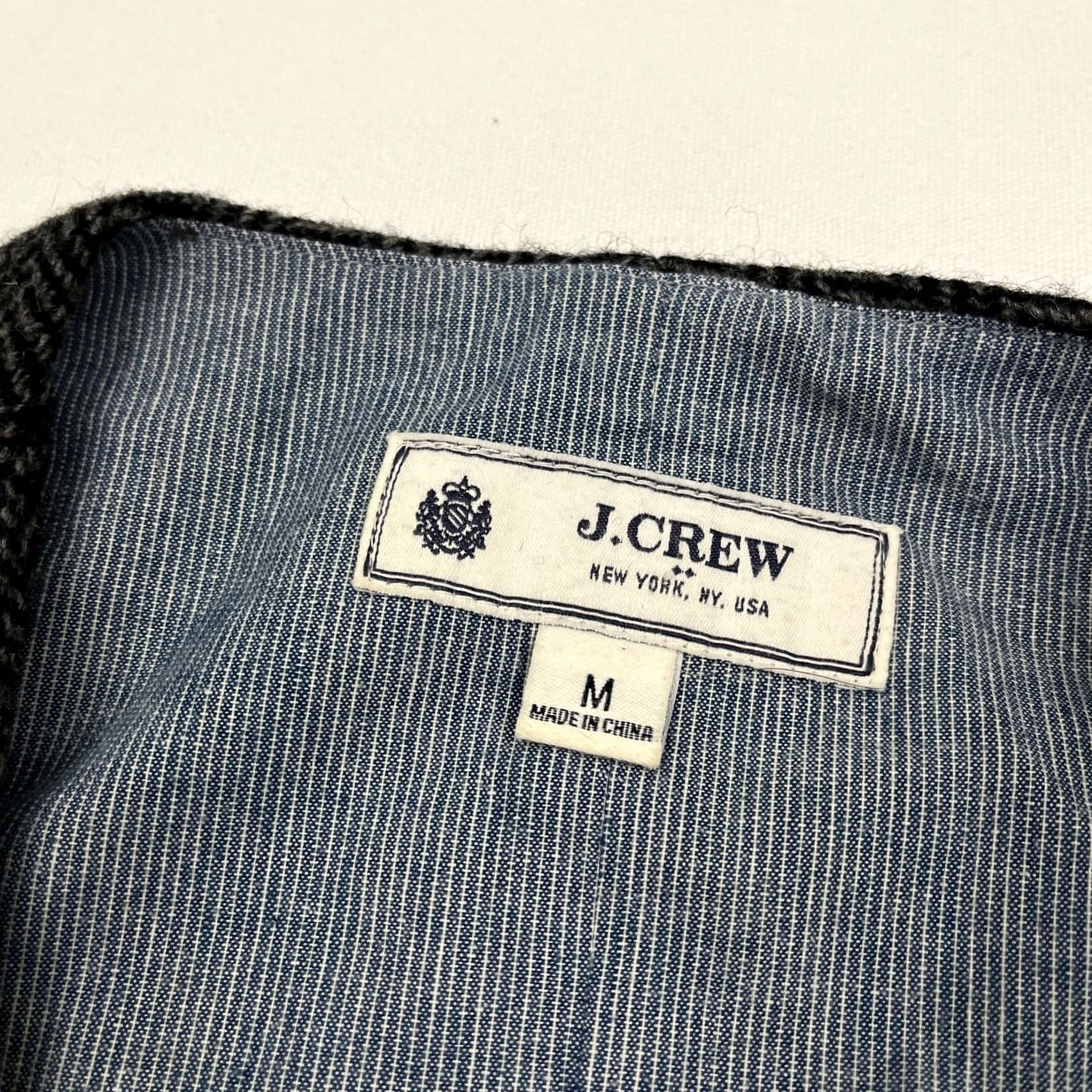 J.Crew VINTAGE J.CREW Waistcoat Mens M Gray Herringbone Tweed British Wool Suit Vest 6-Button Size US M / EU 48-50 / 2 - 2 Thumbnail