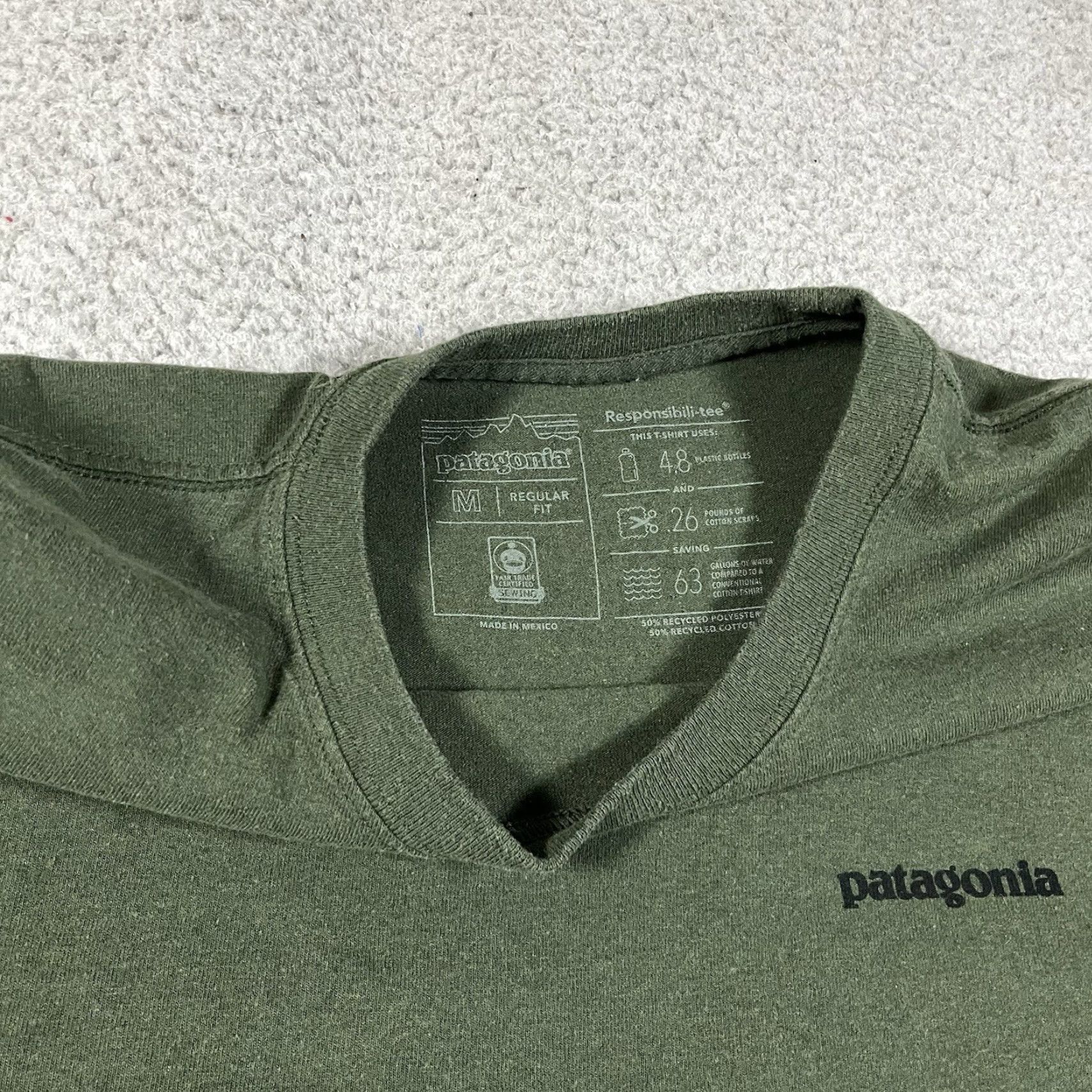 Patagonia Patagonia Shirt Mens M Green Long Sleeve Graphic Outdoor Regular Fit Shirt Size US M / EU 48-50 / 2 - 6 Thumbnail