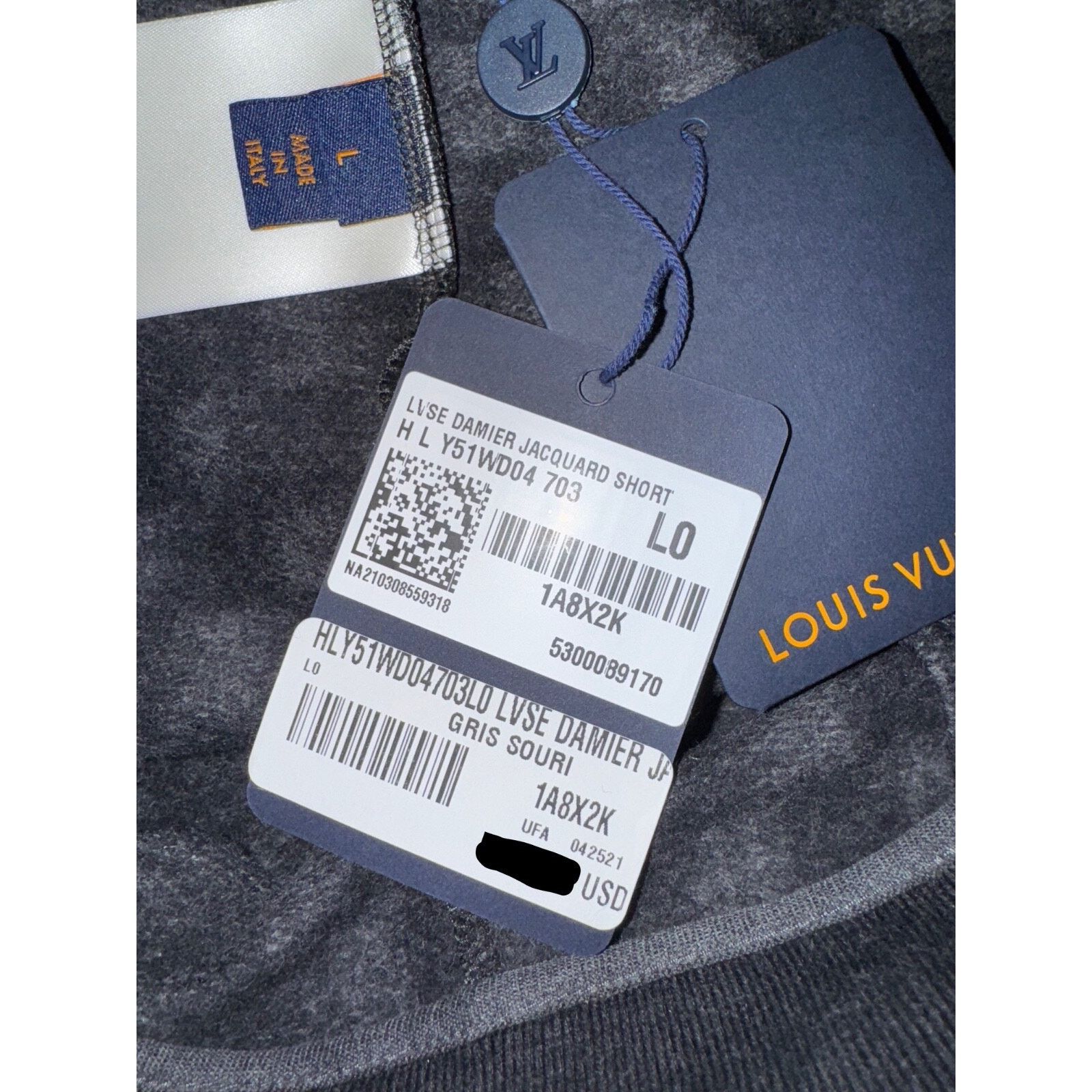 Louis Vuitton Louis Vuitton LVSE Damier Jacquard Gris Souri Grey Regular Size US 34 / EU 50 - 13 Thumbnail